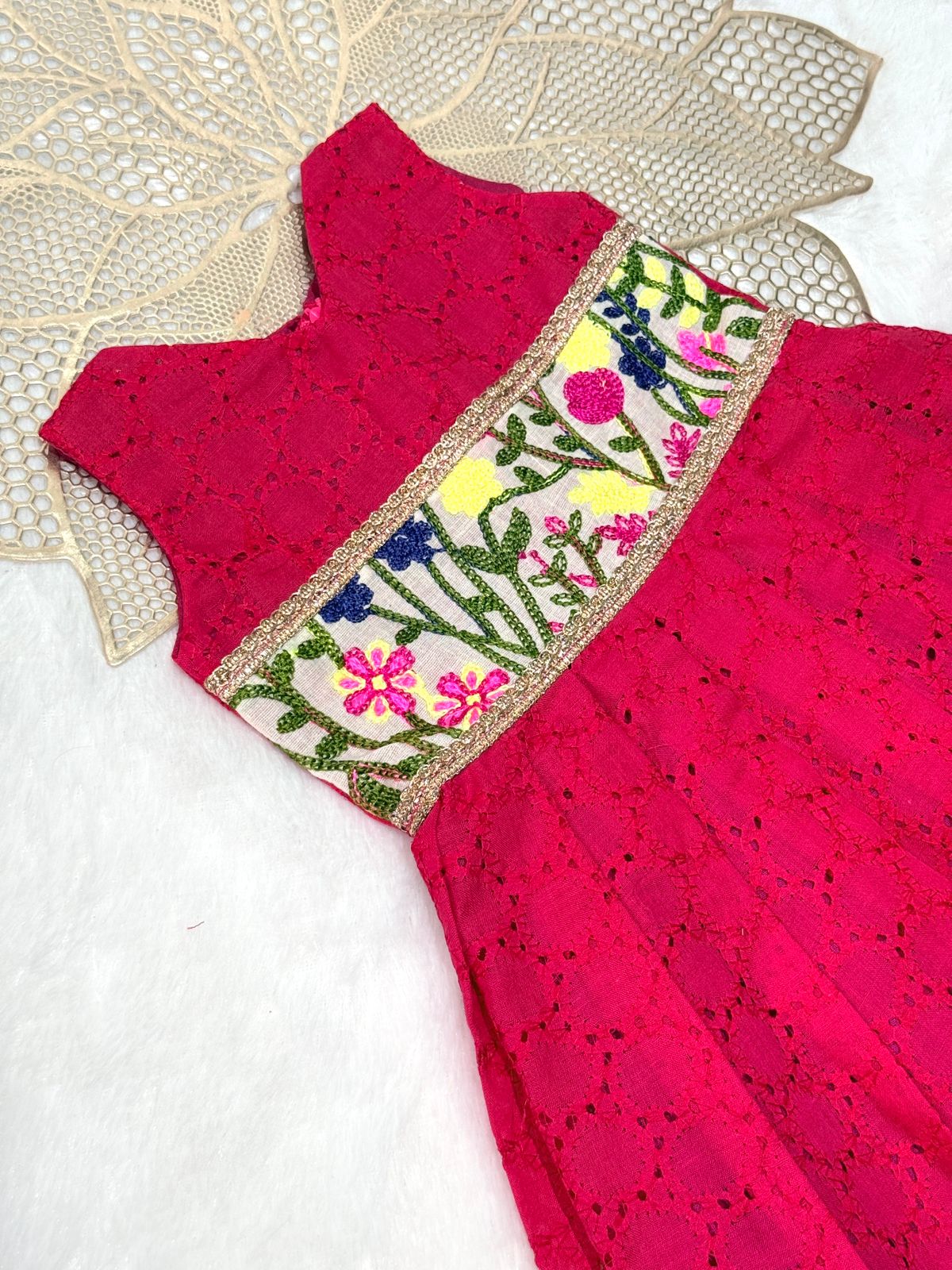 SUNBLUSH- SC904- PINK FLORAL FROCK