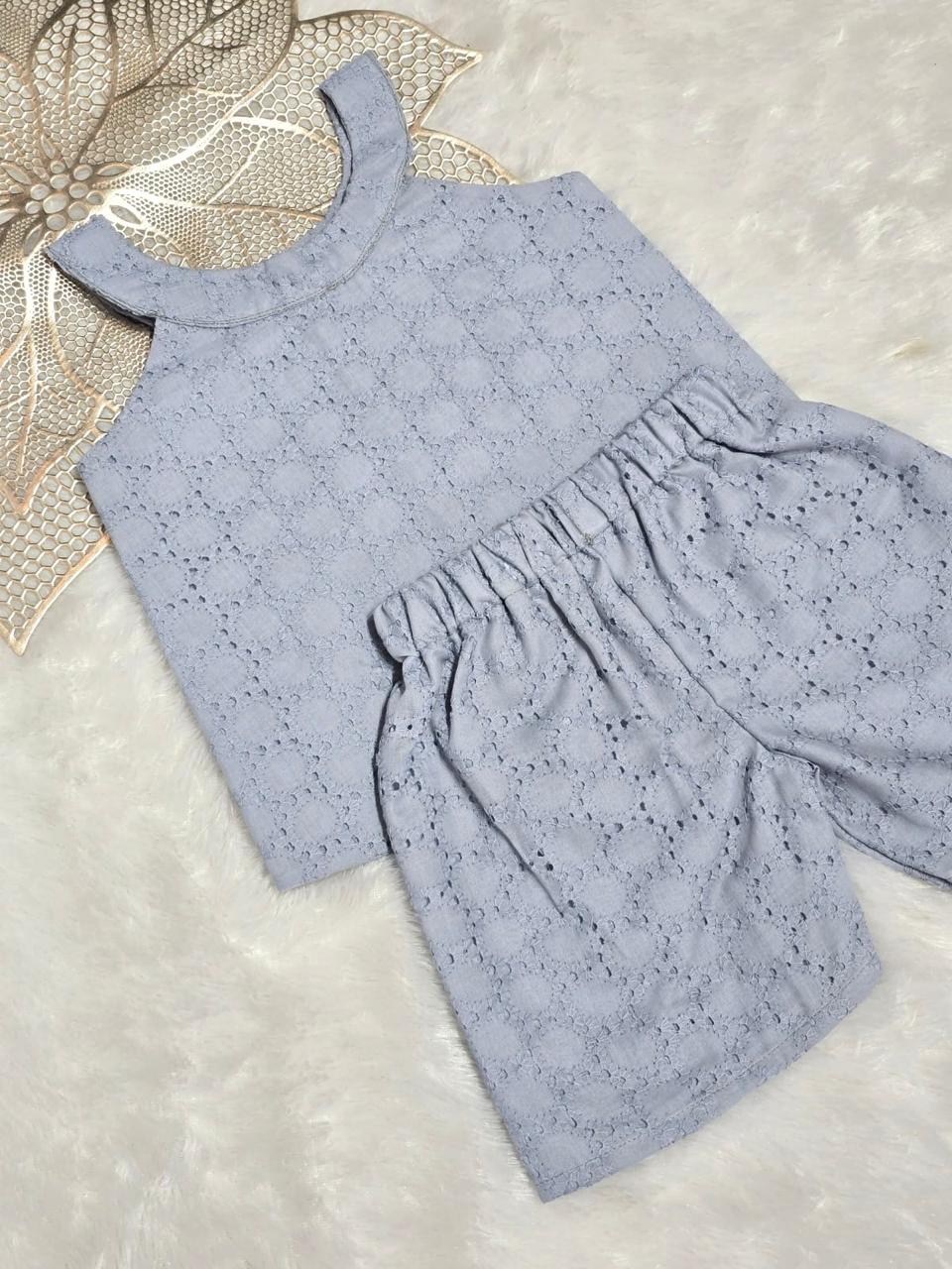 WONDERLAND- NY009 GRAY Hakoba Co-ord