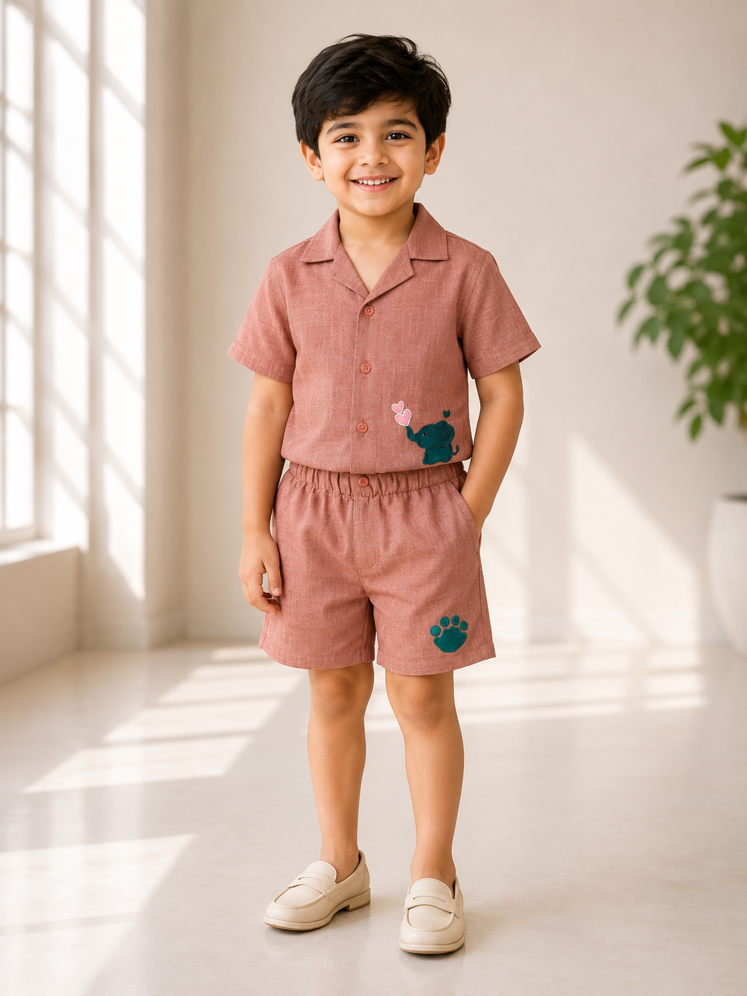 DAILY PLAY- NSC012-TINY TUSKER CUB CO-ORD SET