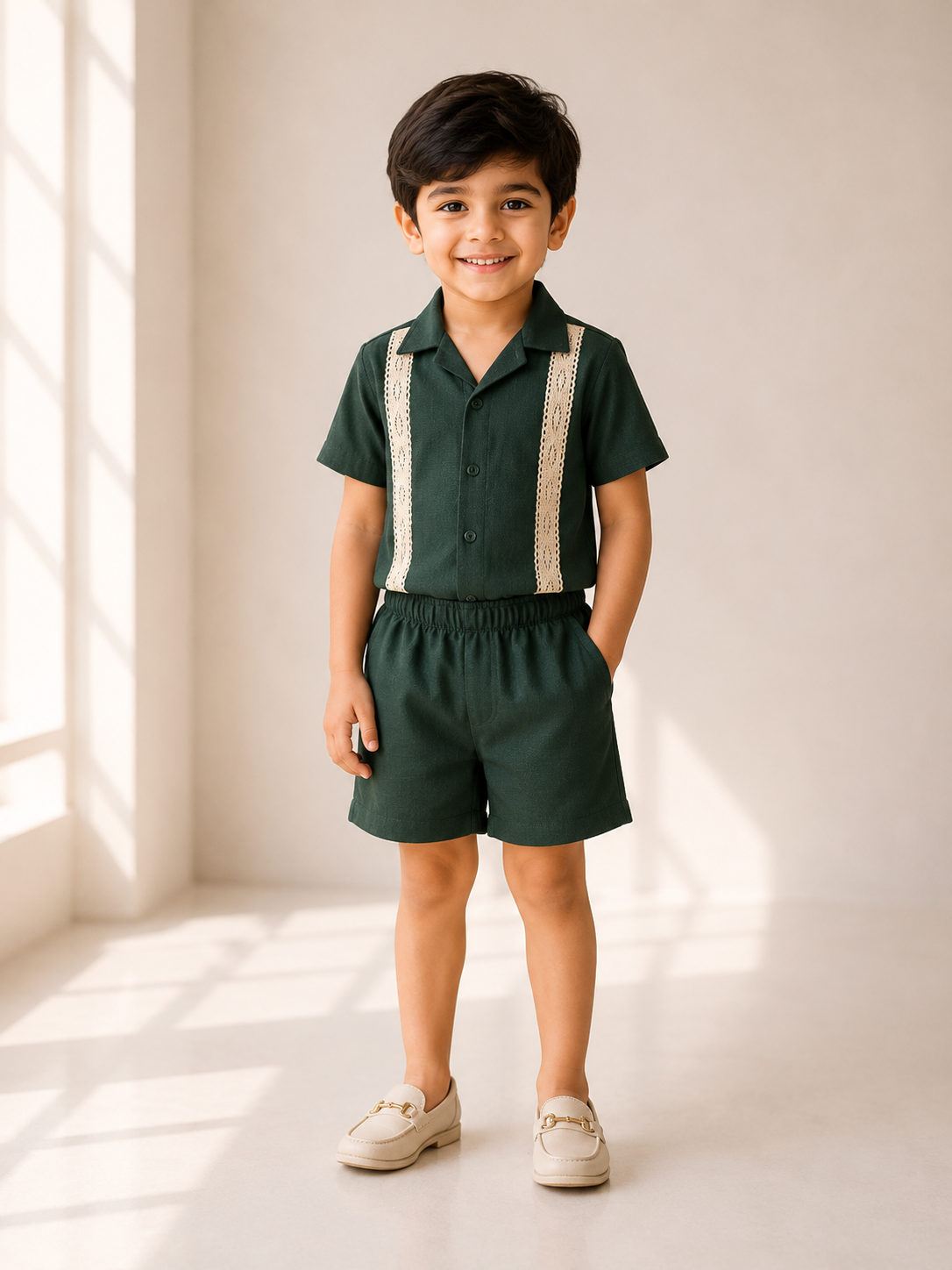 DAILY PLAY- NSC015-EMERALD LACE CO-ORD SET