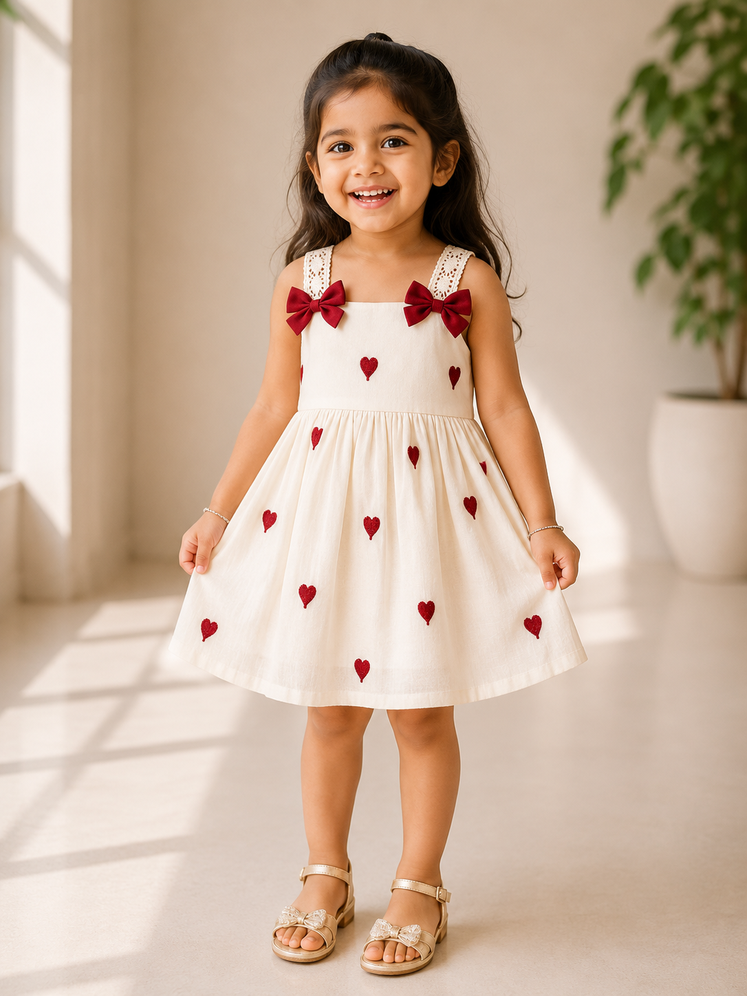 BISMI-BOW LOVE DRESS
