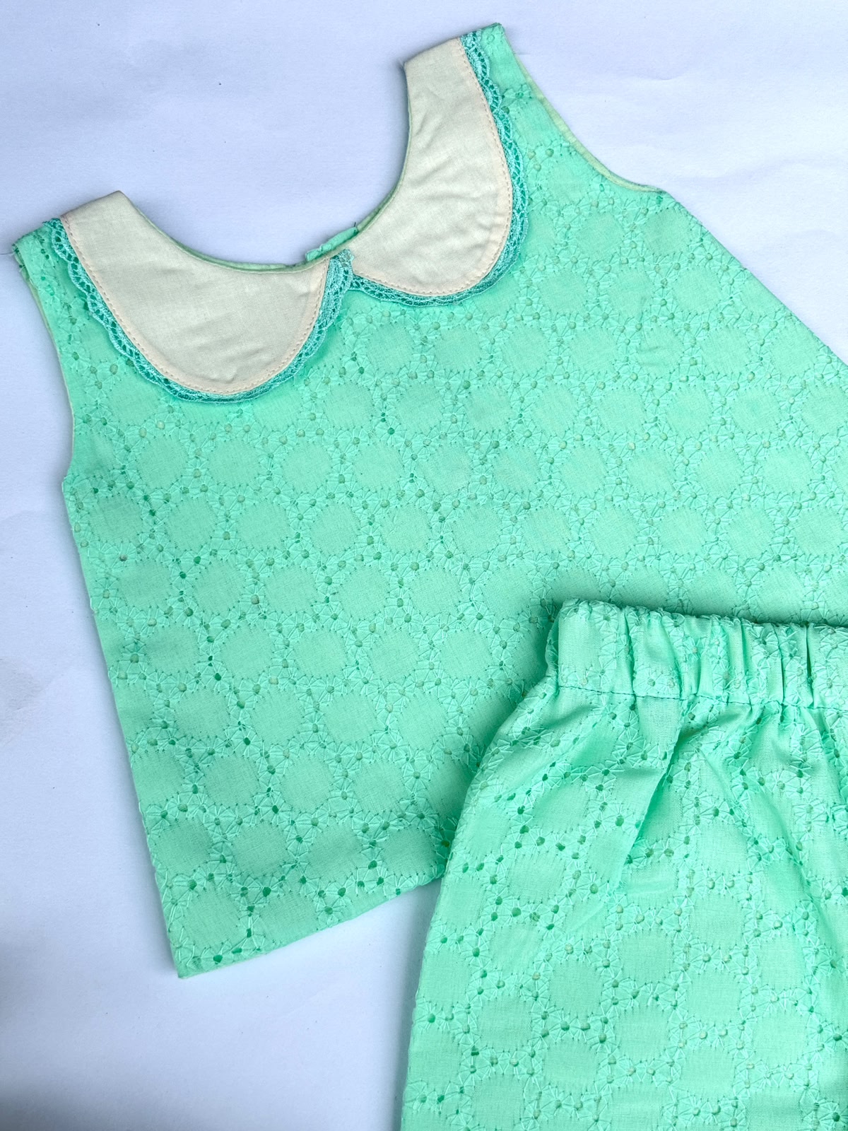 WONDERLAND- NY004 SEA GREEN Hakoba Co-ord Set