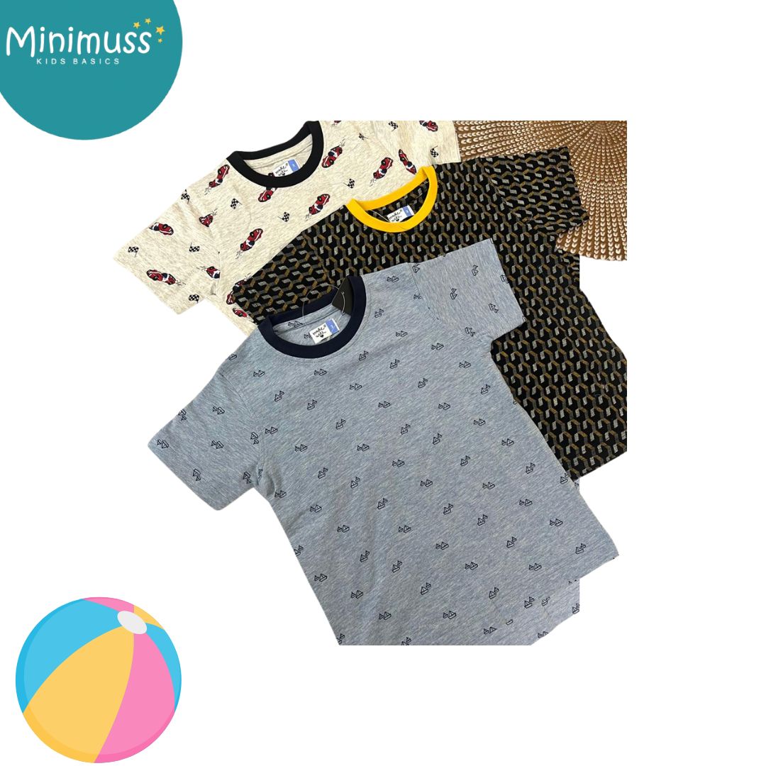 SSS72 3 YEAR ASSOTRTED TSHIRT (PACK OF 3)