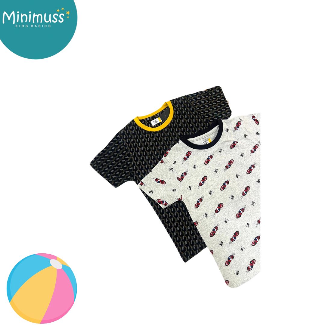 SSS70 4YEAR ASSOTRTED TSHIRT (PACK OF 2)