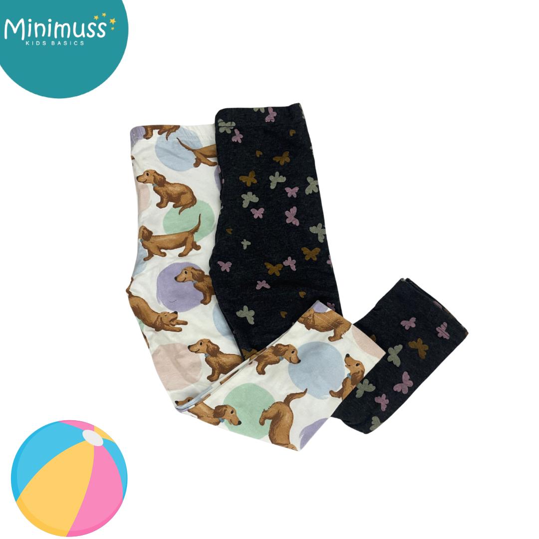 SSS34 6y ASSOTRTED LEGGINGS PANT (PACK OF 2)