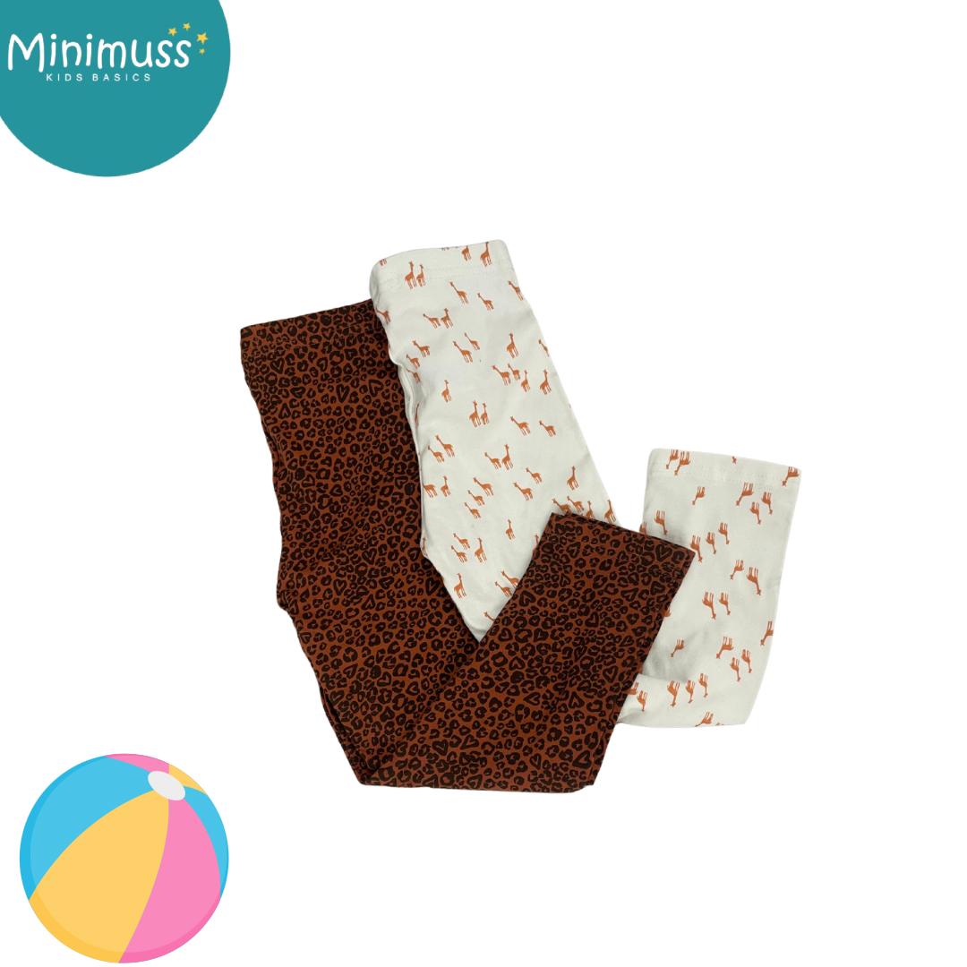 SSS33 6y ASSOTRTED LEGGINGS PANT (PACK OF 2)