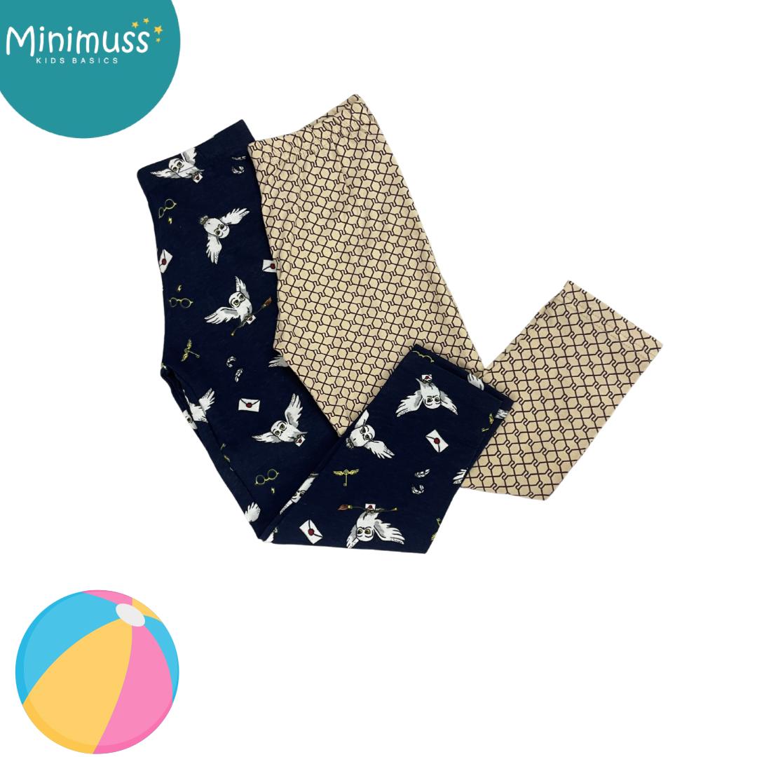 SSS36 6y ASSOTRTED LEGGINGS PANT (PACK OF 2 )