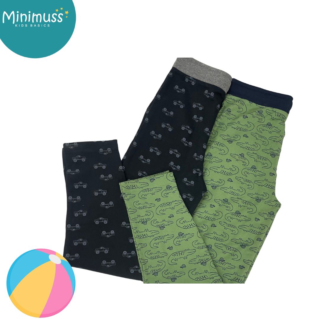 SSS48 12Y ASSOTRTED LEGGINGS PANT(SET 0F 2)