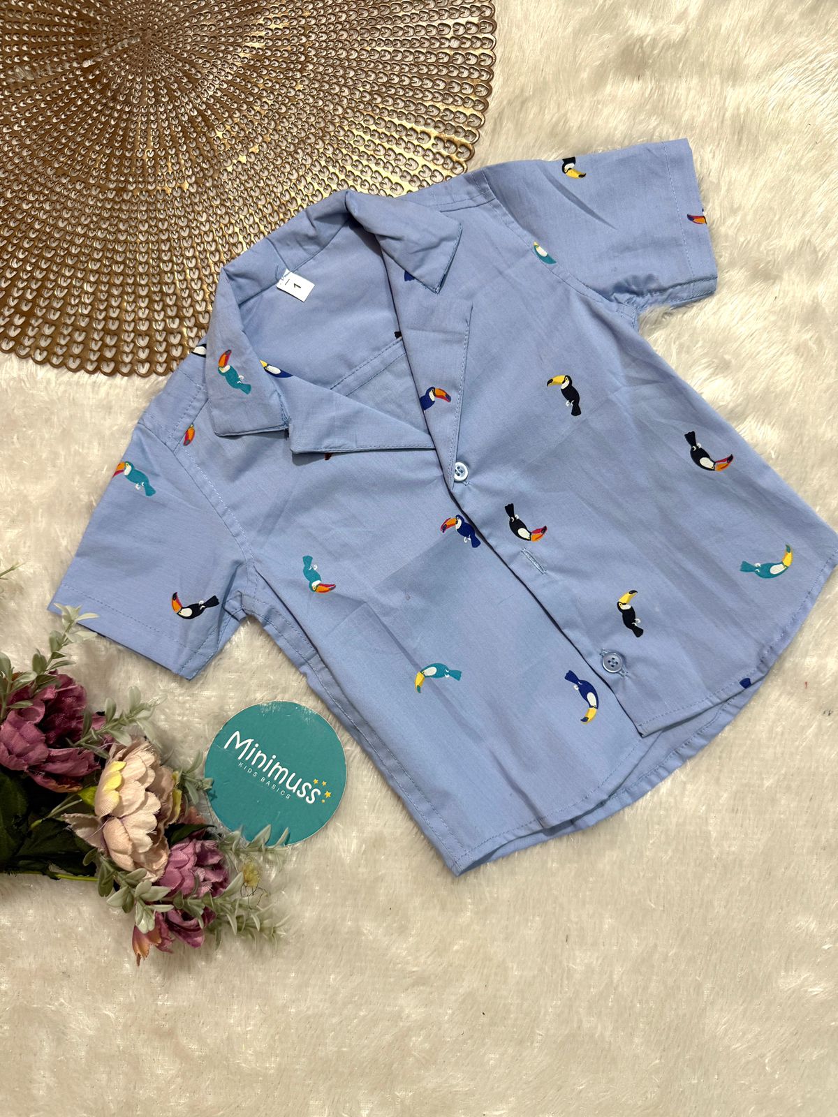 TINY TOT -DC067 WOODPECKER SHIRT