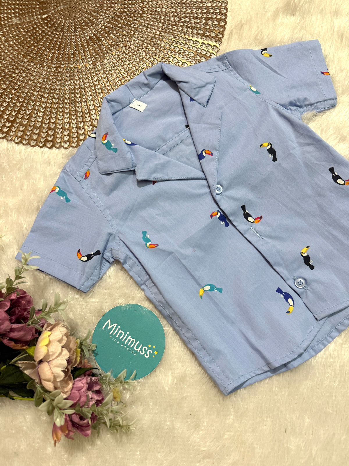 TINY TOT -DC067 WOODPECKER SHIRT