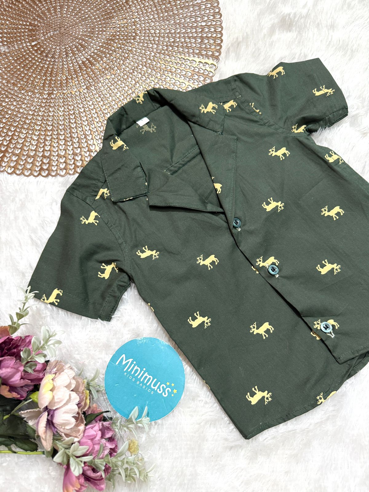 TINY TOT -DC068 DEER SHIRT