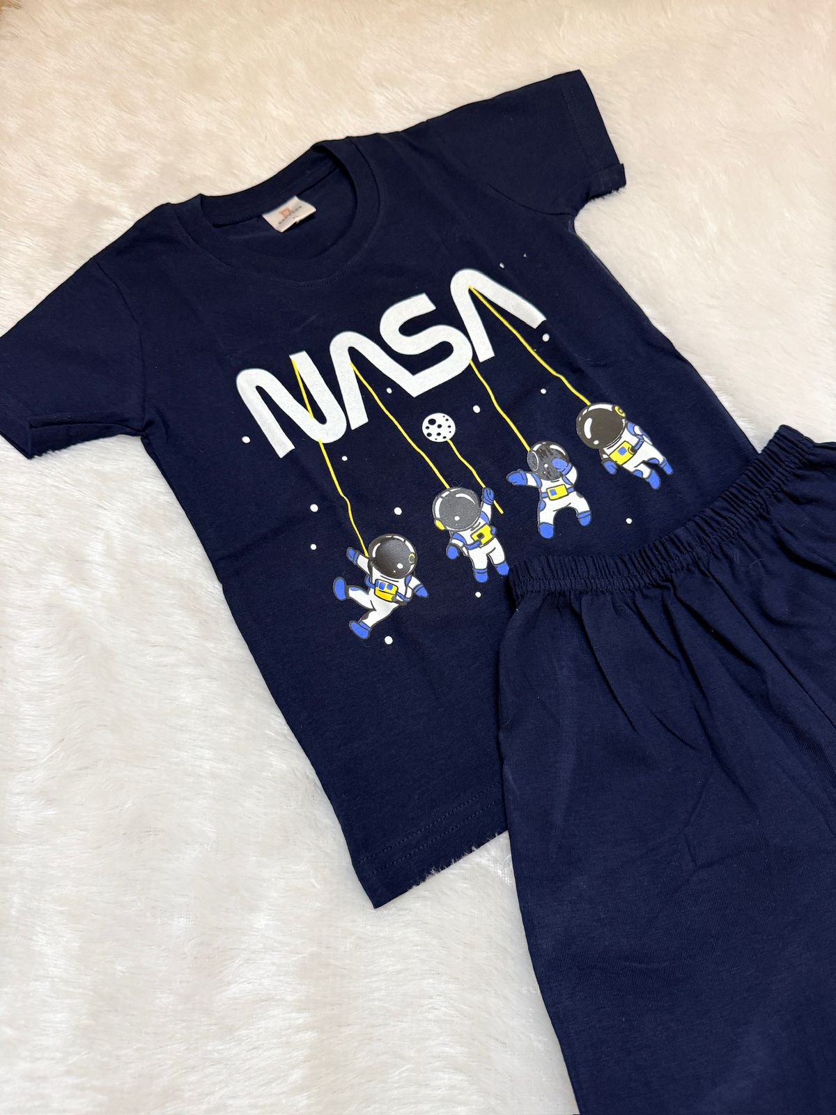 HAPPY LITTLES-HL018 - BOYS NASA SHORT SET