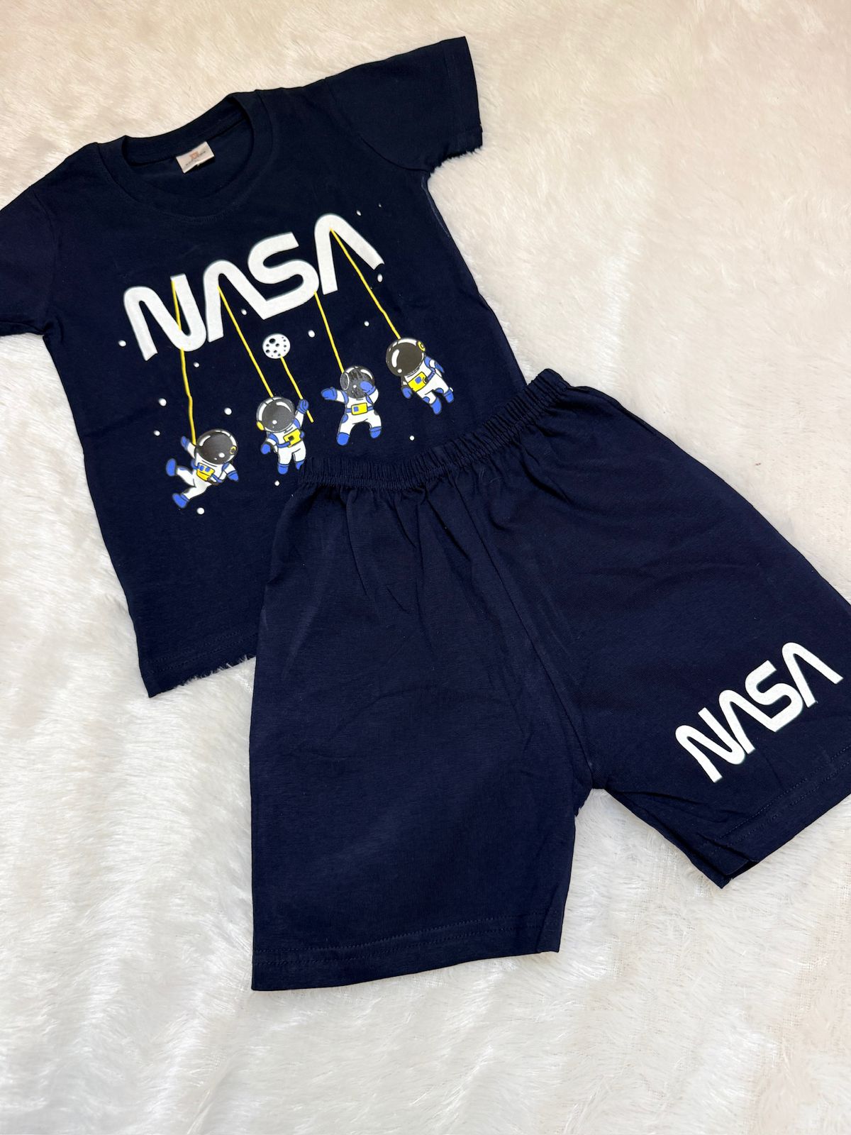 HAPPY LITTLES-HL018 - BOYS NASA SHORT SET