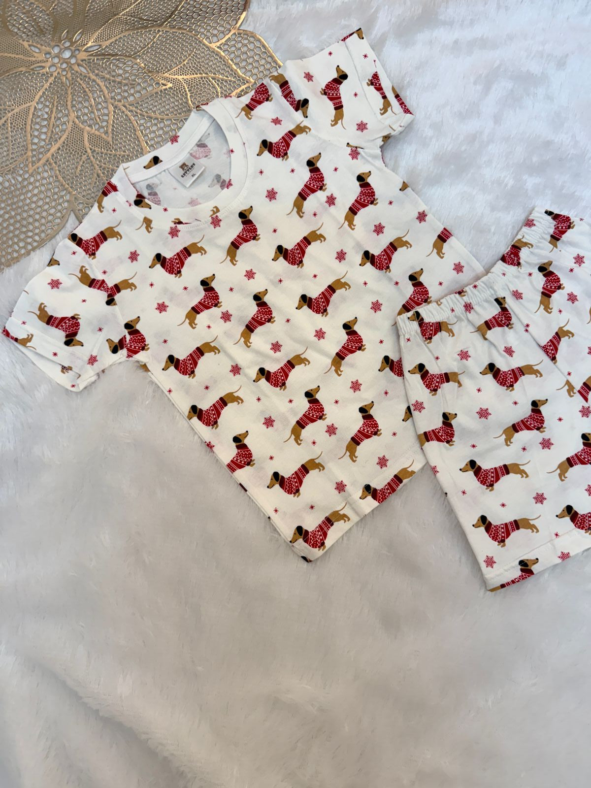 HAPPY LITTLES-HL088 -WHITE SHORTS SET