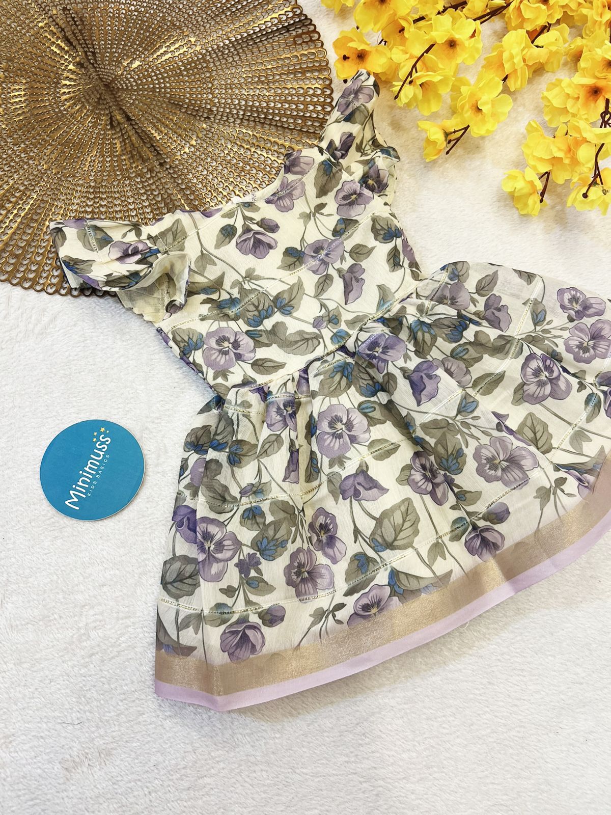 E08-CUTIE PATOOTIES COLLECTION - PURPLE FLORAL