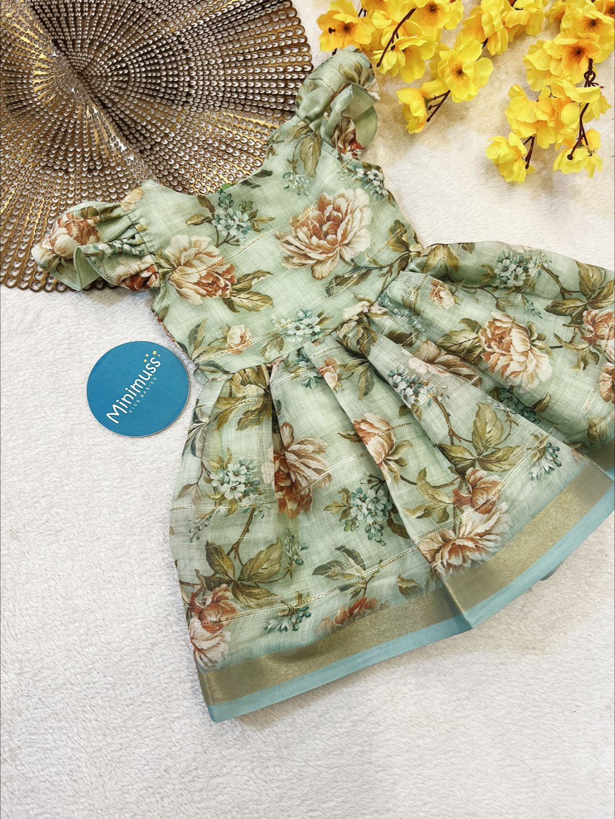 CUTIE PATOOTIES COLLECTION - SSS04 SEA GREEN FLORAL