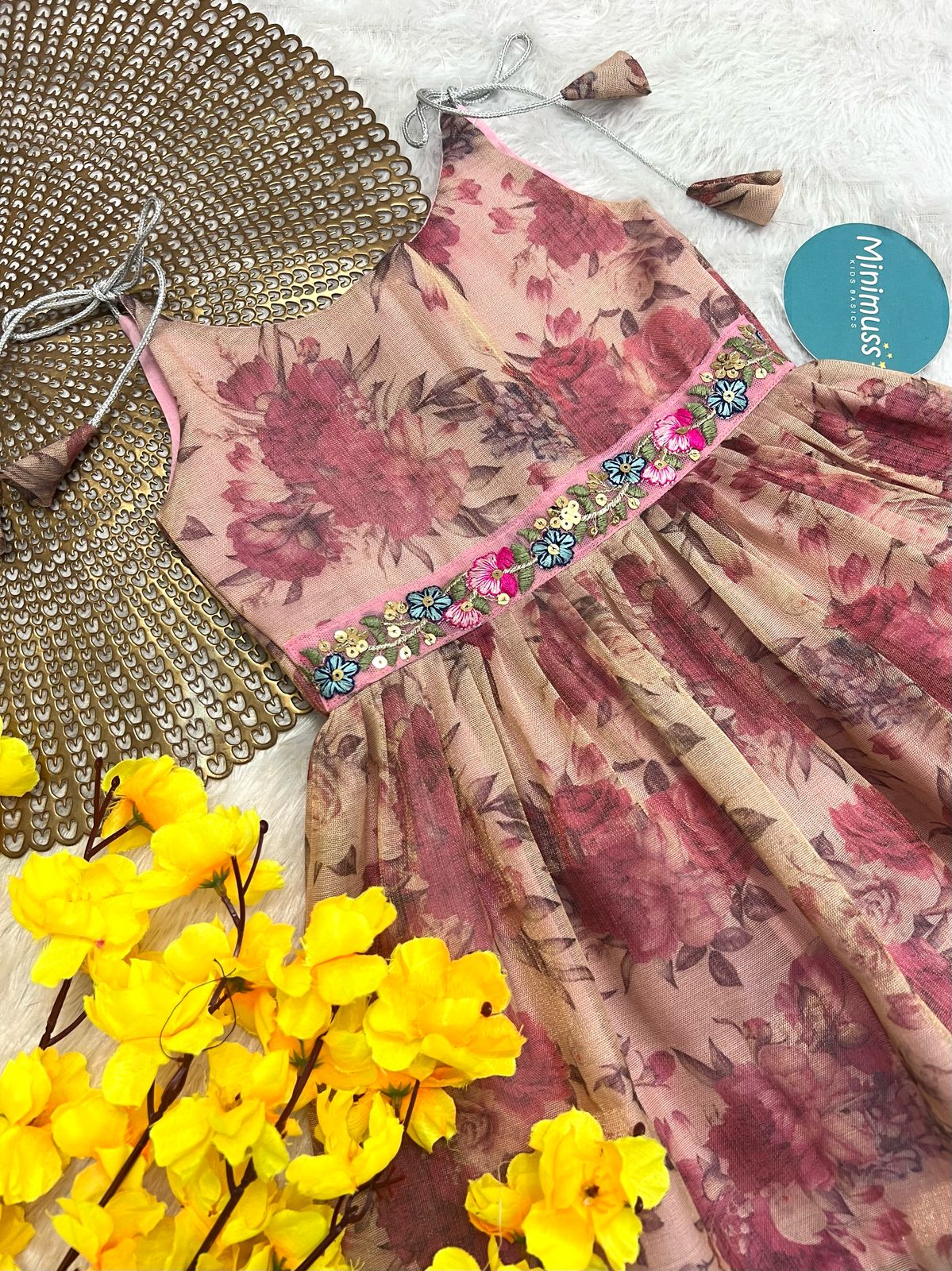 F22 LUSHBEBE PINK TISSUE FROCK