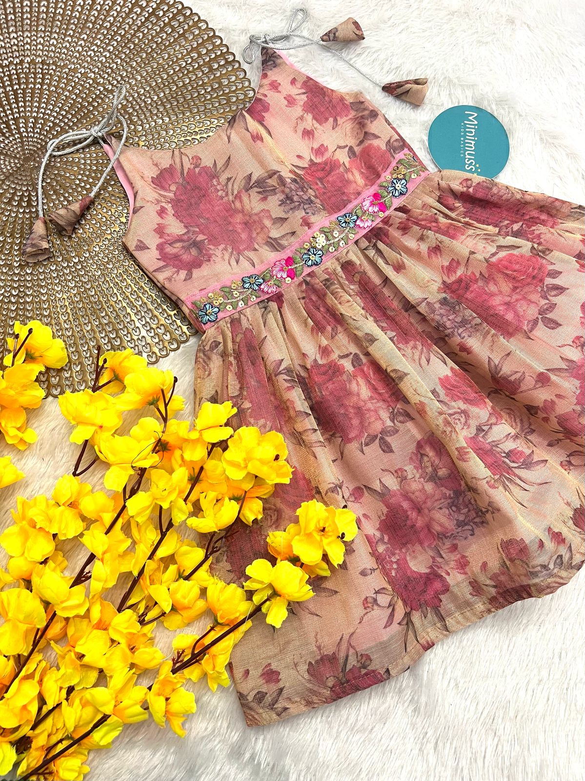 F22 LUSHBEBE PINK TISSUE FROCK