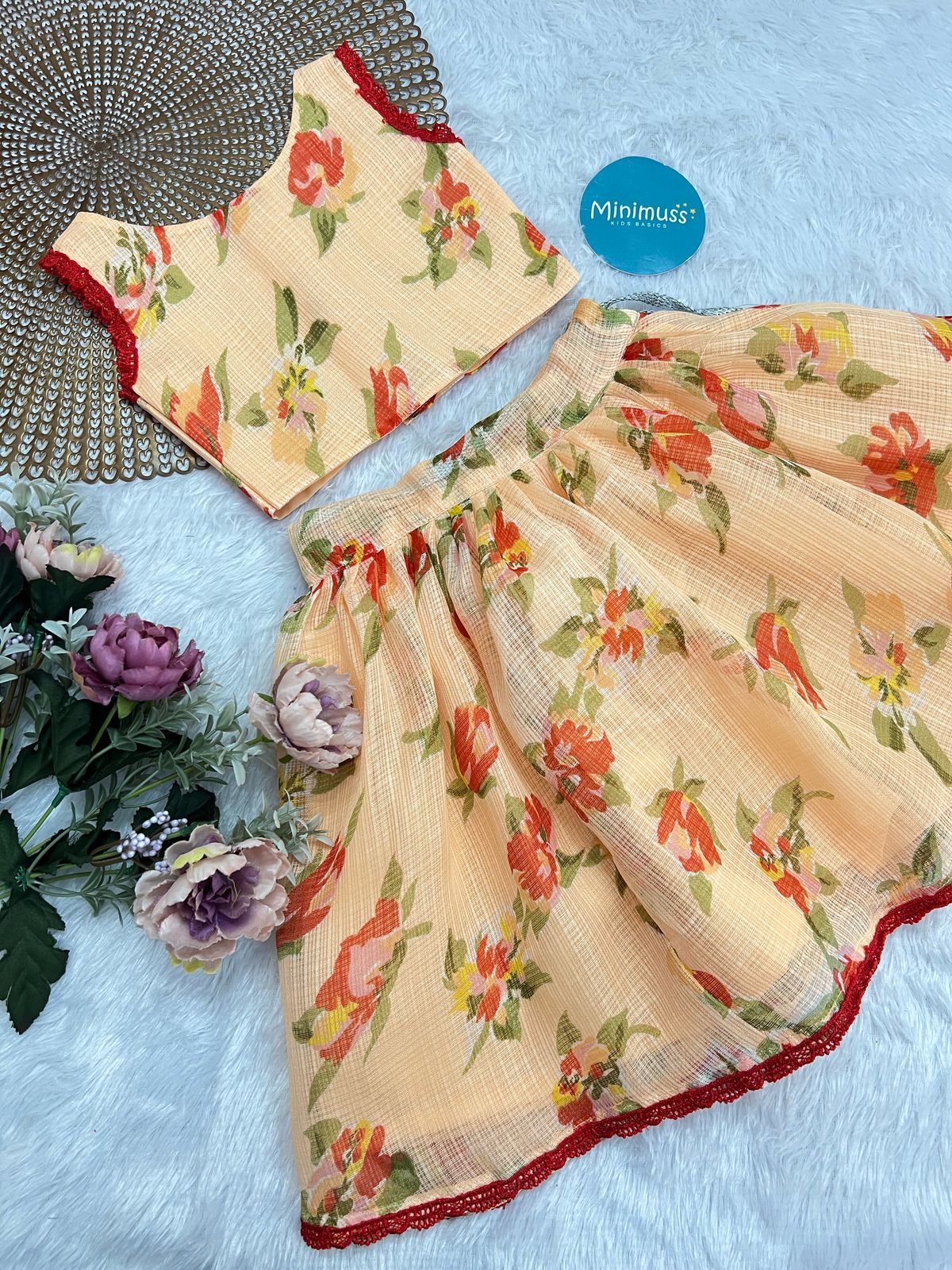 PEACH KOTA DORIA SKIRT SET