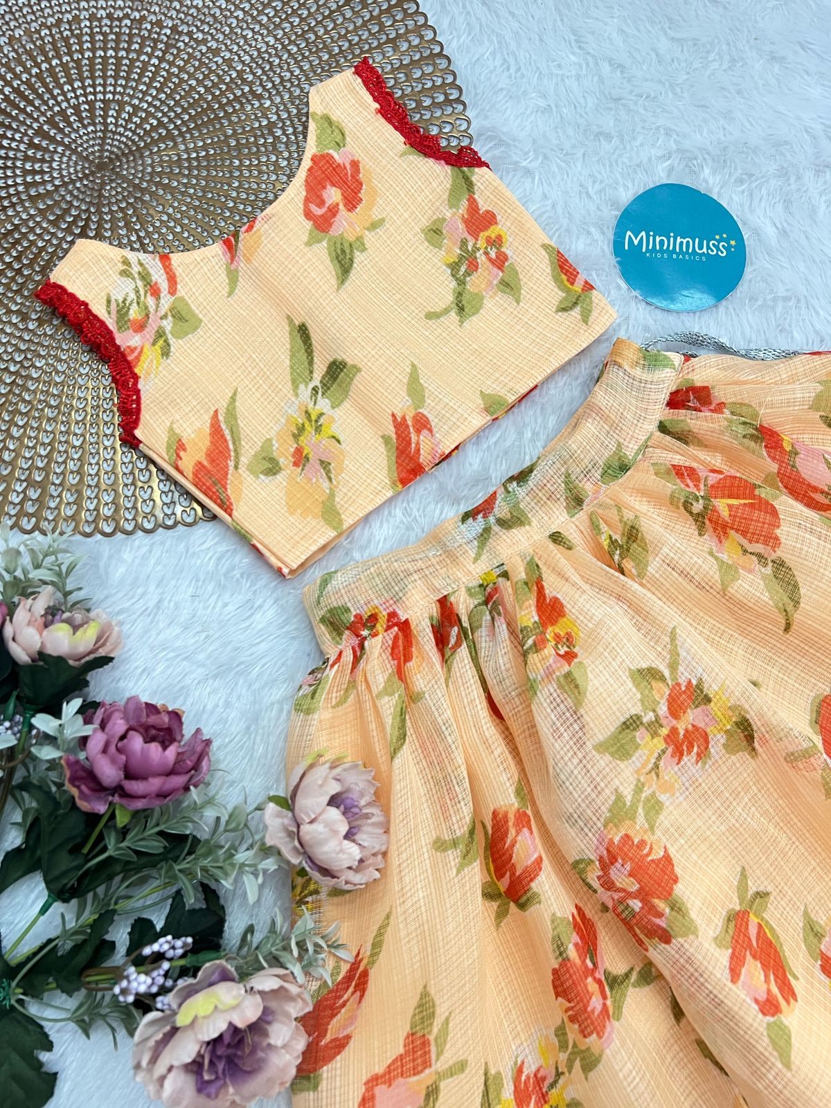 PEACH KOTA DORIA SKIRT SET