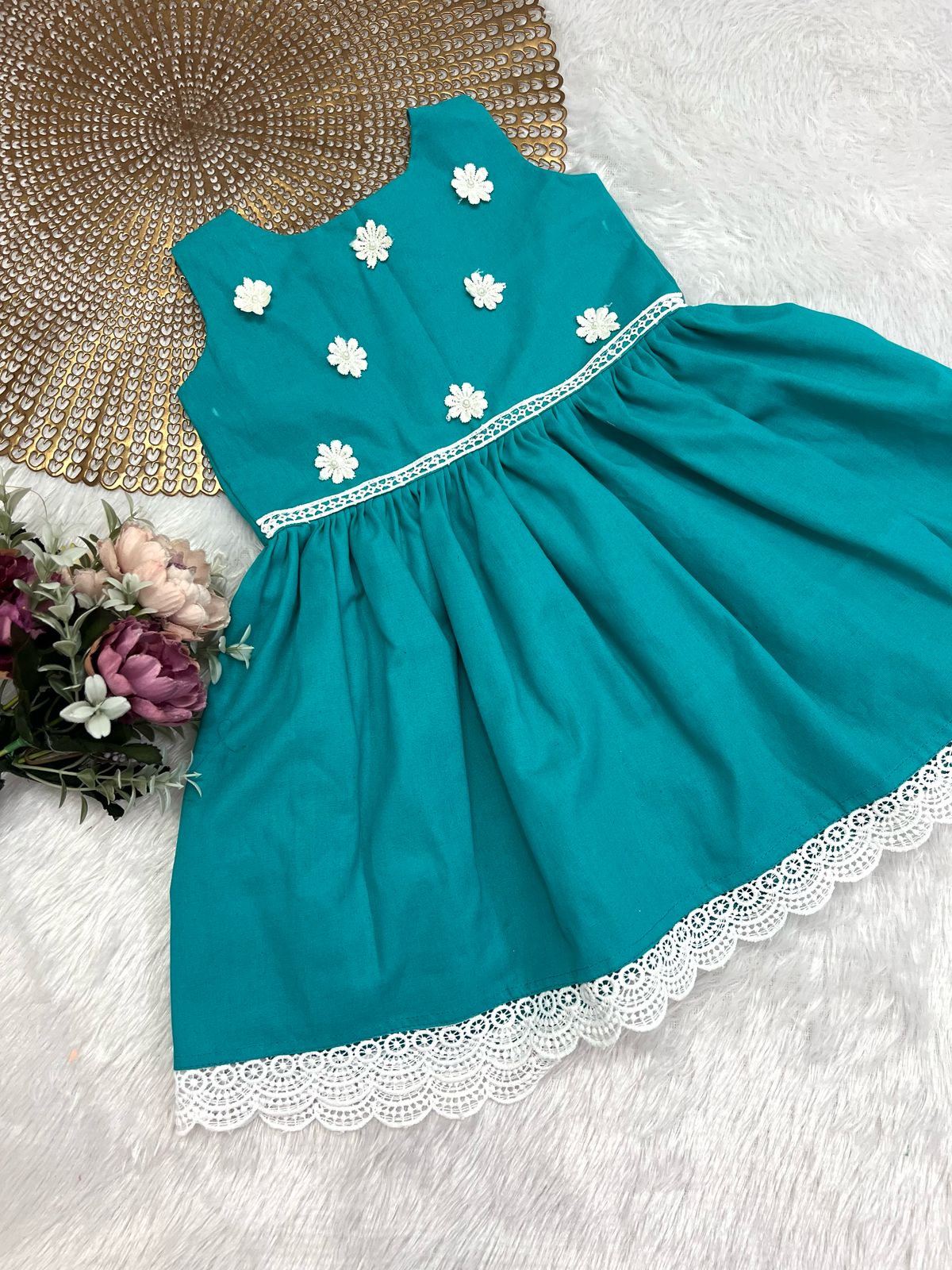 LILY LANE- L004 BLUE FROCK