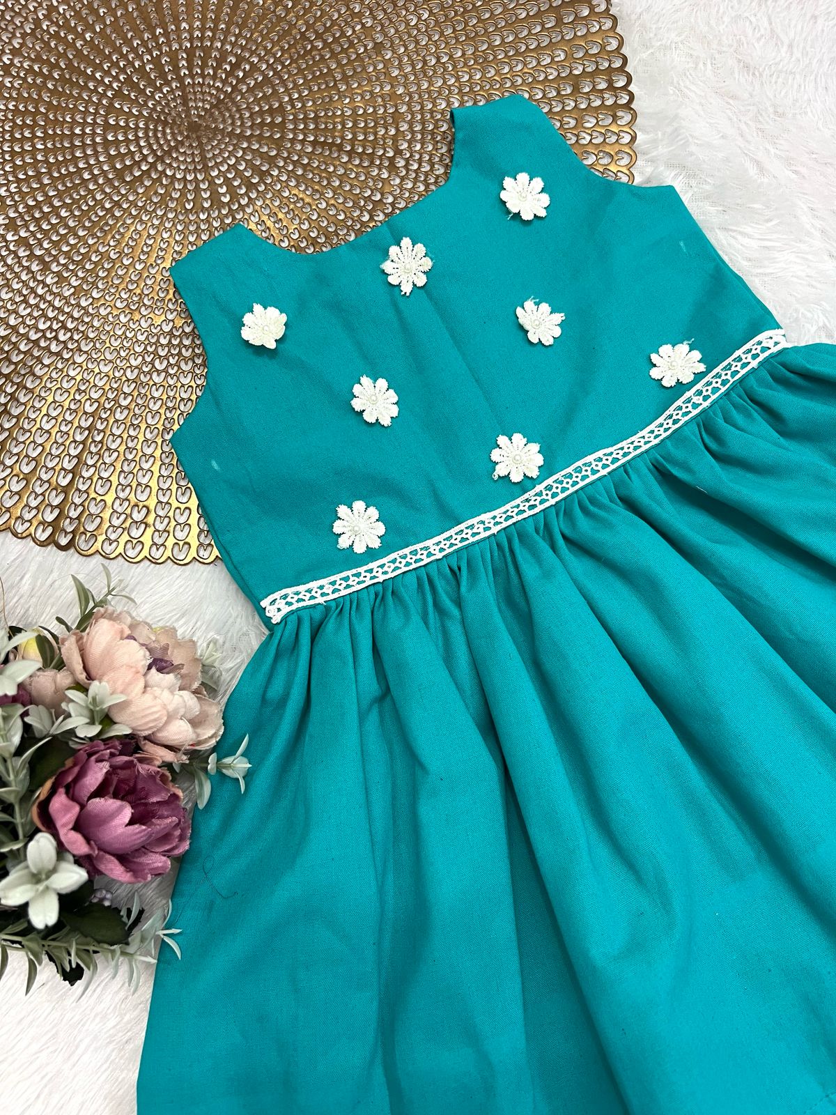 LILY LANE- L004 BLUE FROCK