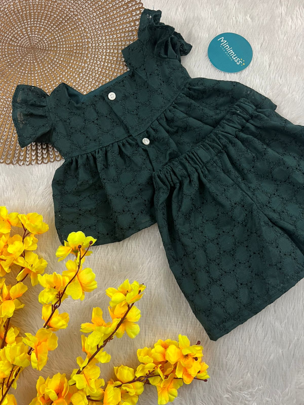 WONDERLAND- C83 GREEN Hakoba Co-ord Set