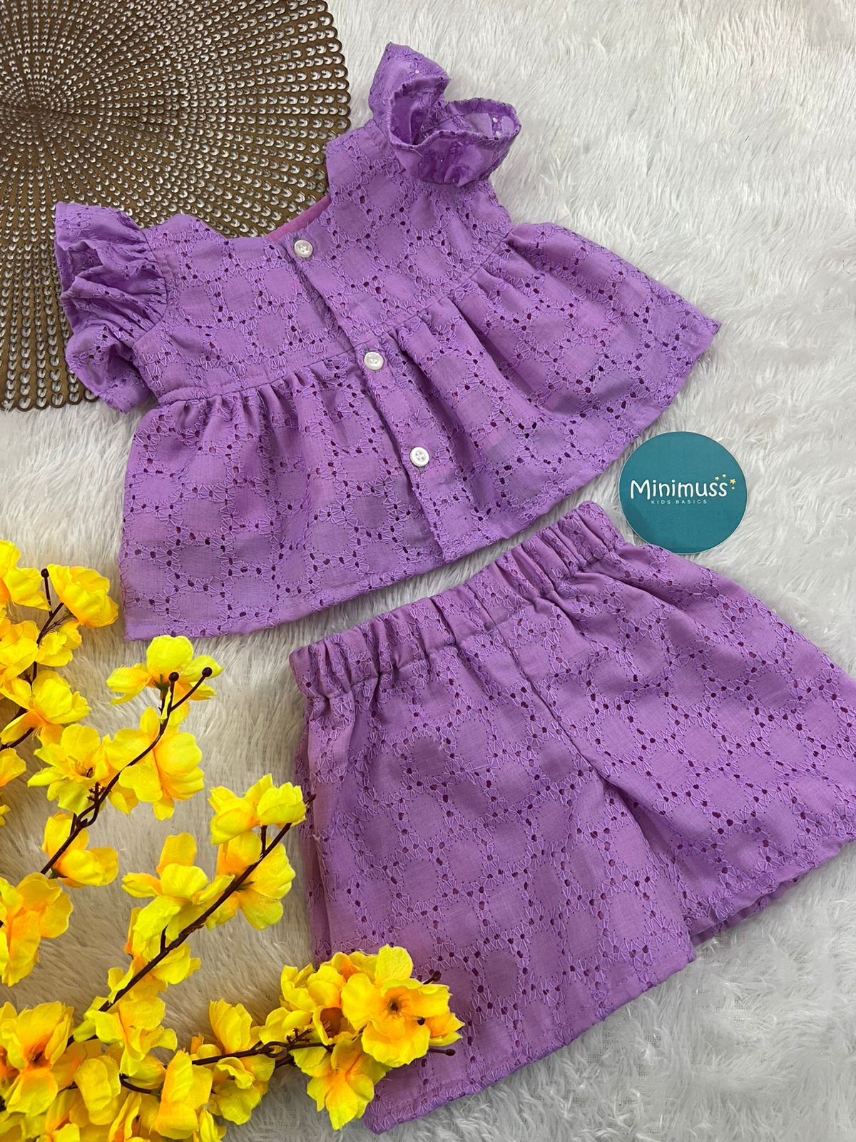WONDERLAND- C81 LAVENDER Hakoba Co-ord Set