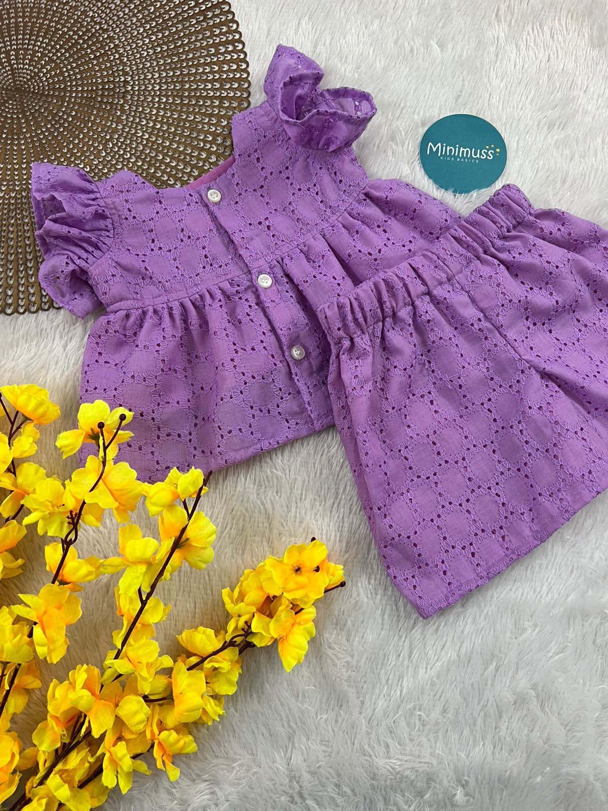 WONDERLAND- C81 LAVENDER Hakoba Co-ord Set