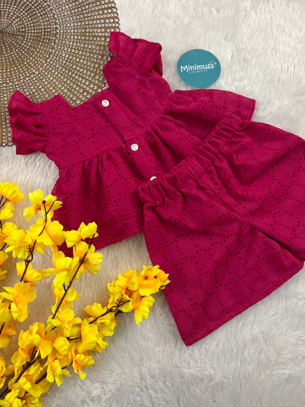 WONDERLAND- C80 PINK Hakoba Co-ord Set