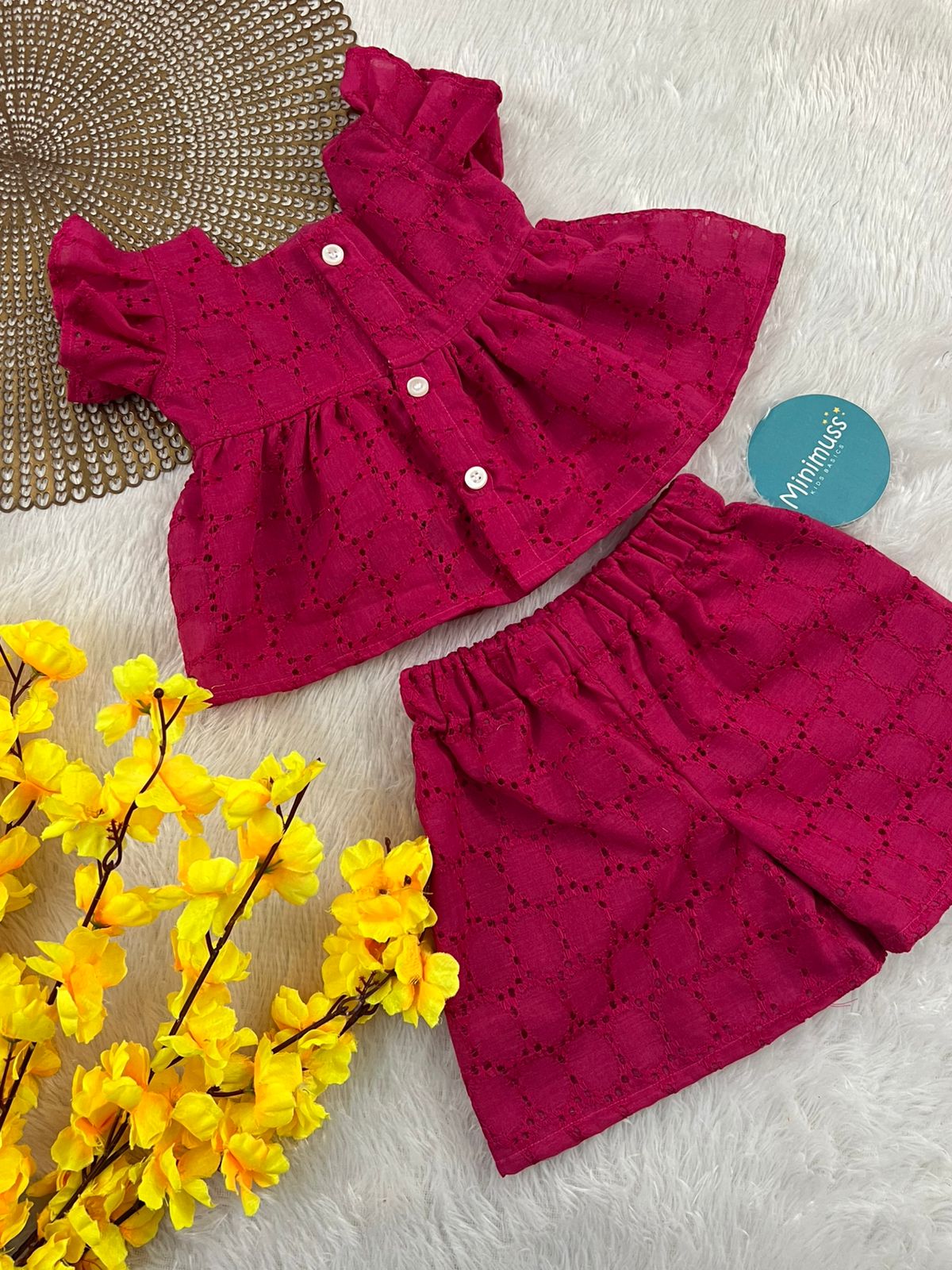 WONDERLAND- C80 PINK Hakoba Co-ord Set