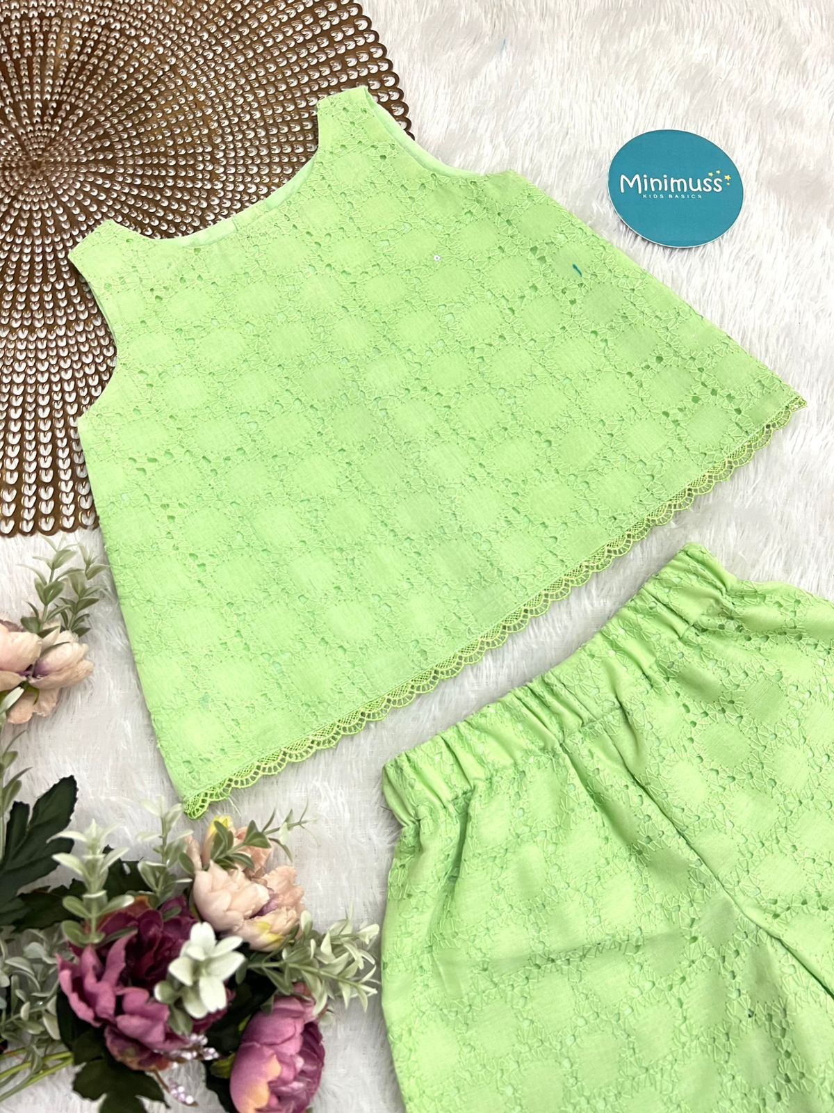 WONDERLAND- C90 MINT GREEN HAKOBA CO-ORD SET