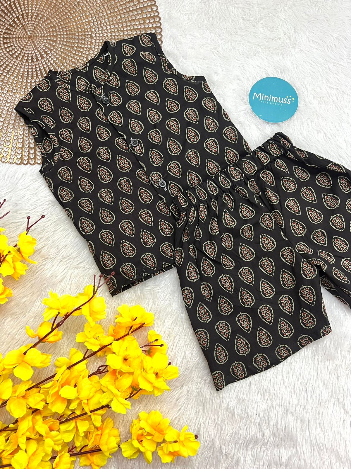 DAILY PLAY - C106 BROWN AJRAKH CO-ORD SET