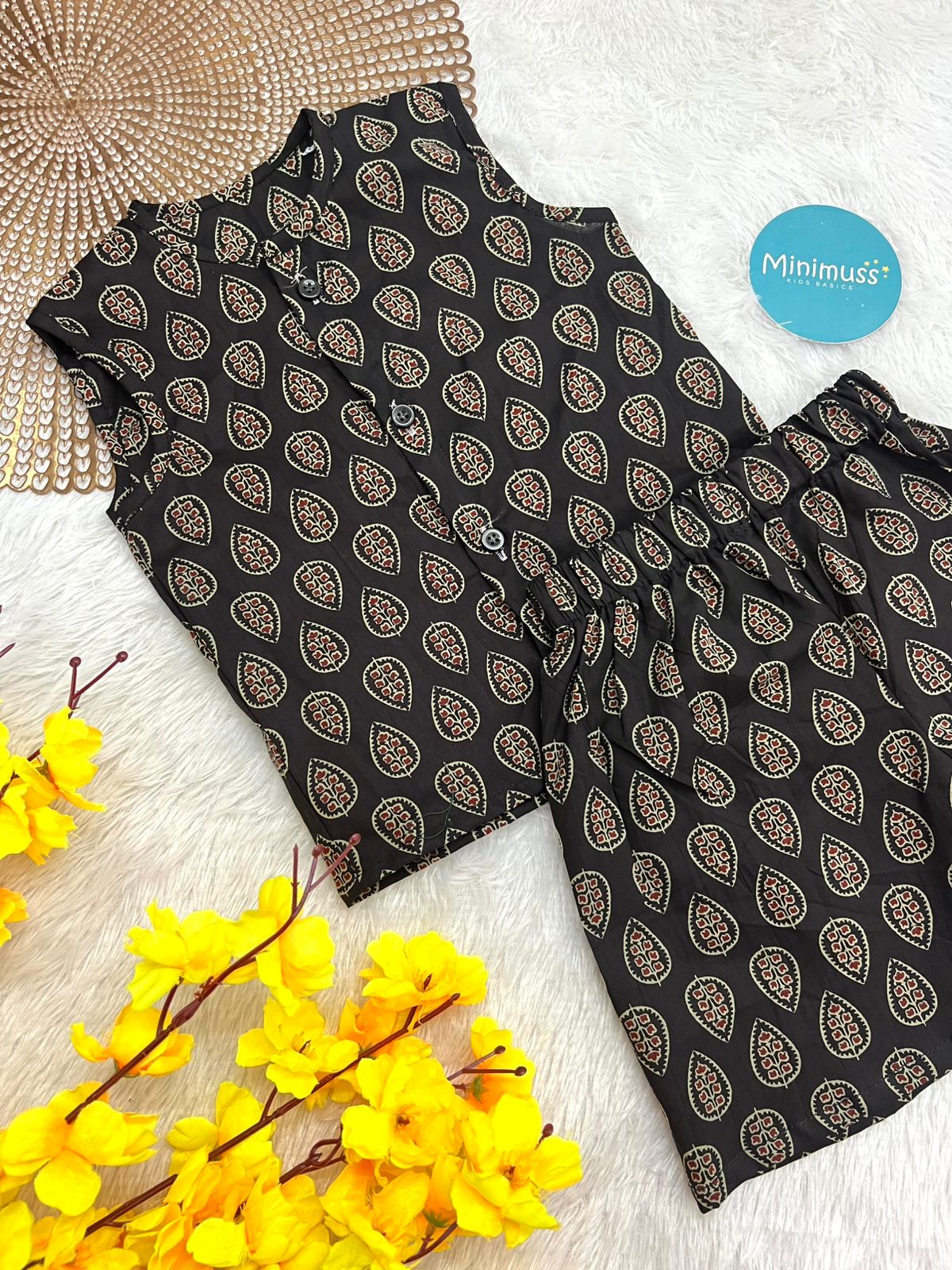 DAILY PLAY - C106 BROWN AJRAKH CO-ORD SET