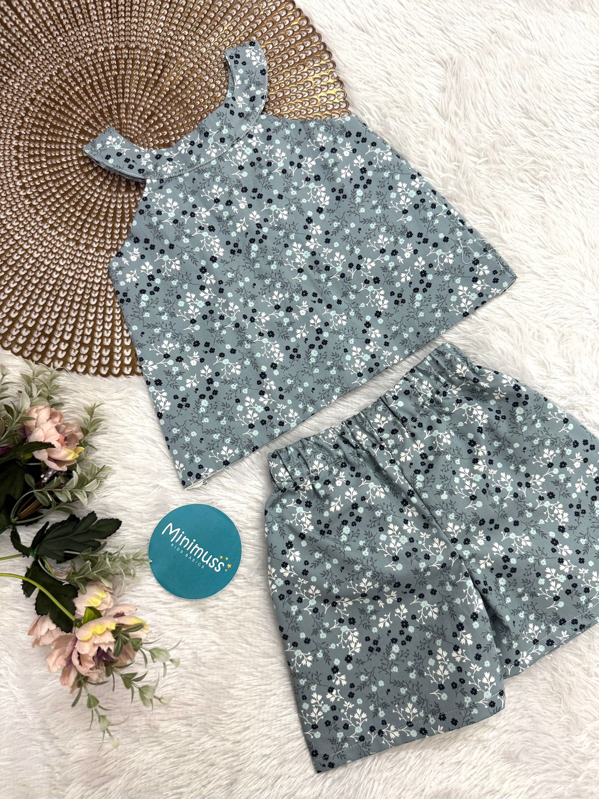 STUNNING SIBILING -SS05 GREY GIRL CO-ORD SET