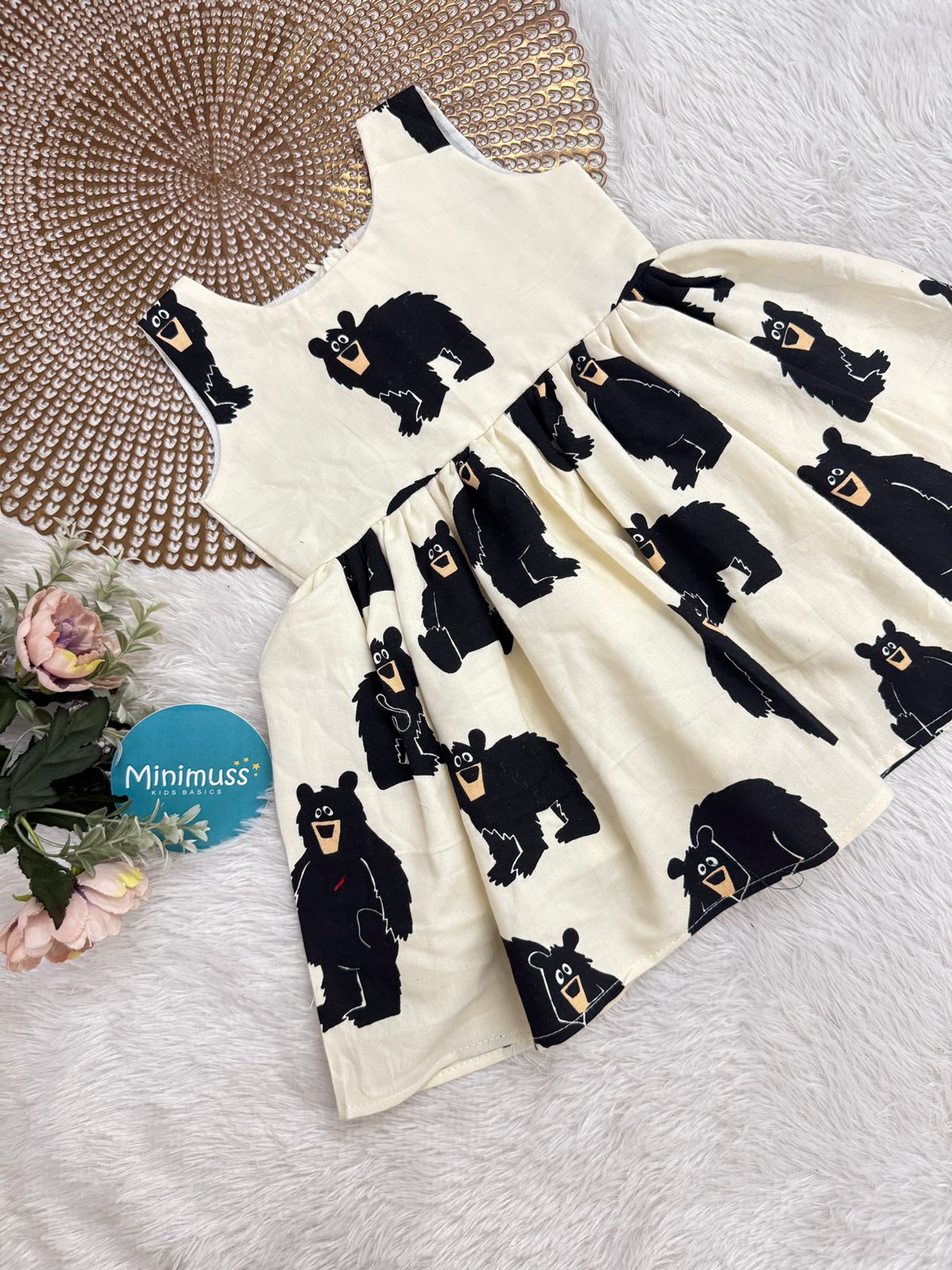 STUNNING SIBILING -SS02 BEAR FROCK