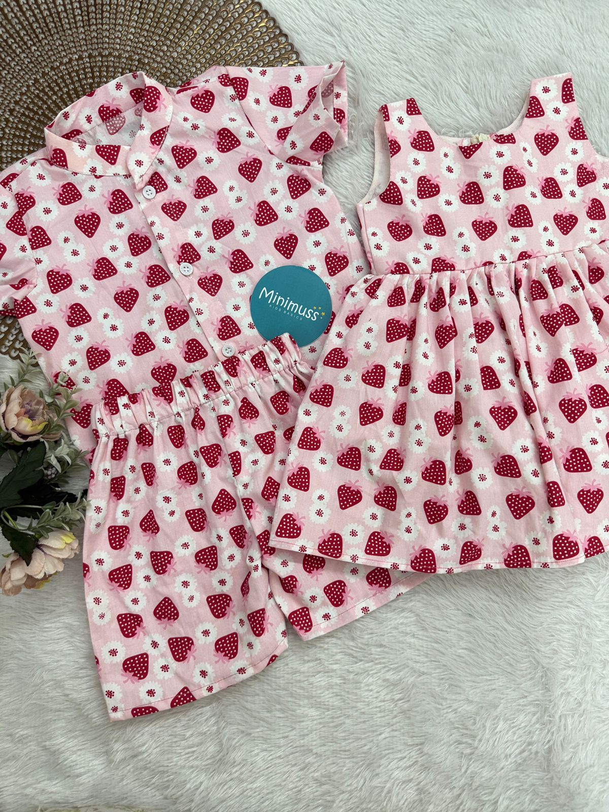 STUNNING SIBILING -SS01 STRAWBERRY BOYS SET