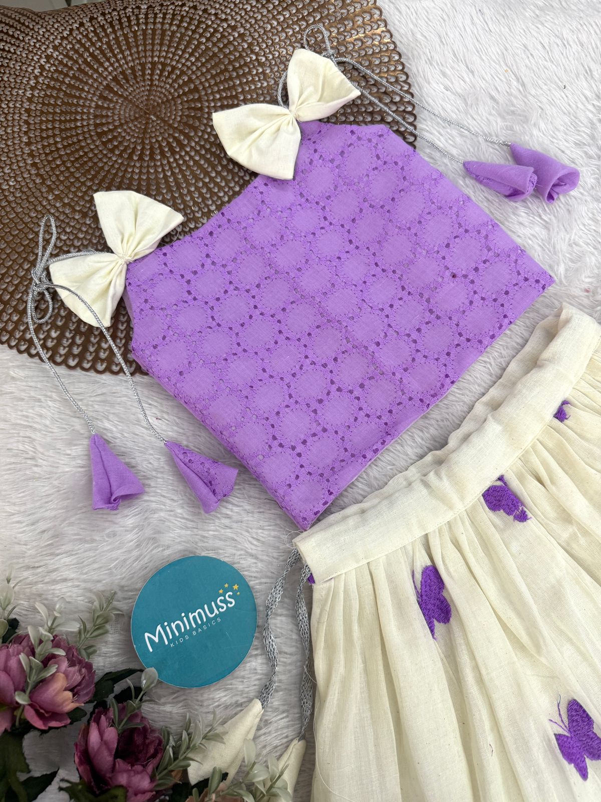 SUMMER CIRCUS-S01 LAVENDER SKIRT SET