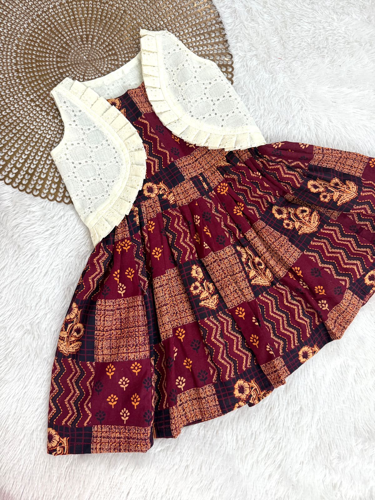 TINY TUSKER-F03- 2 IN 1 WINE FROCK