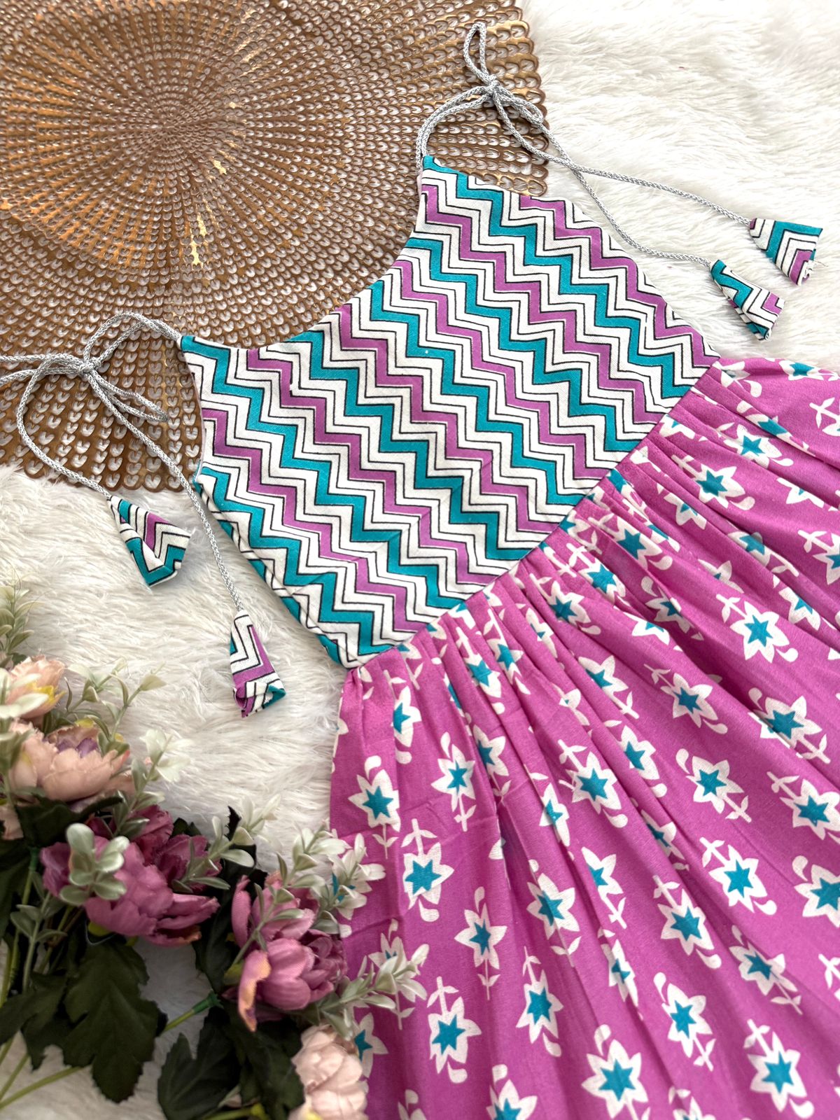 BABYBLOOM -F13-BLUE LAVENDER FROCK