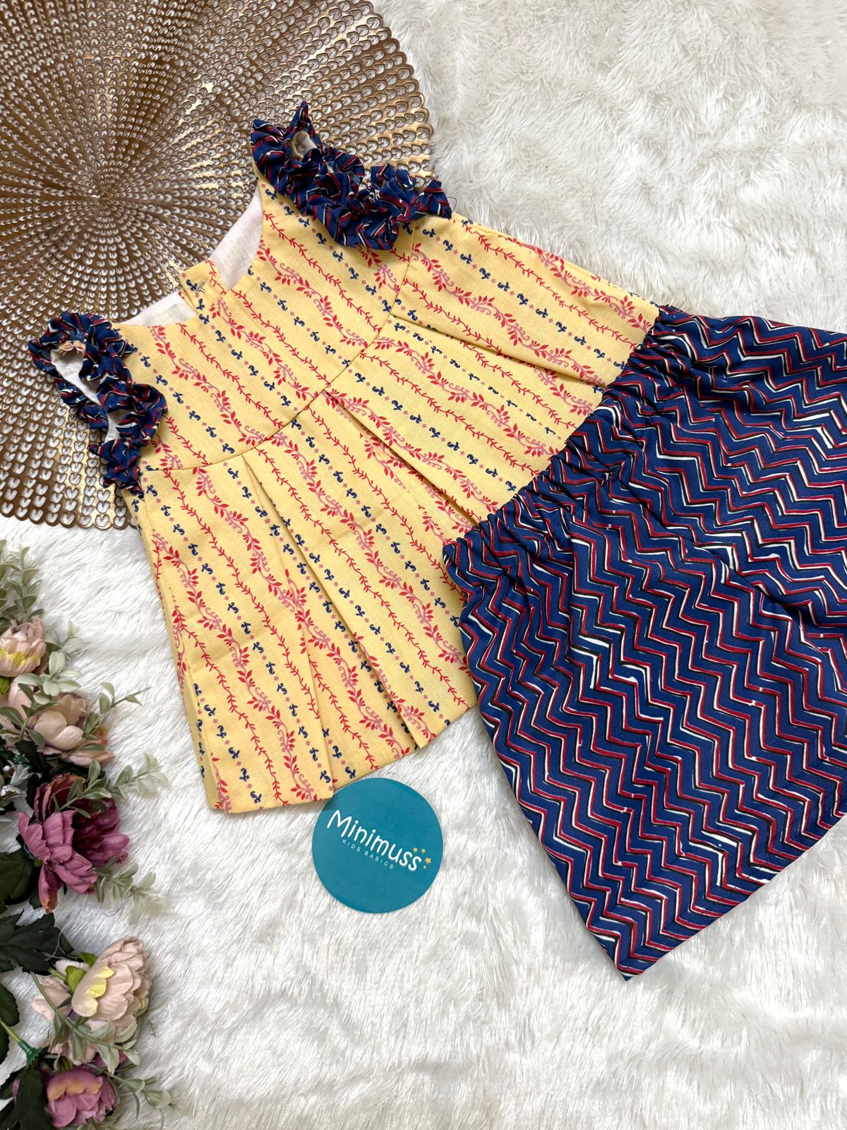 Twinkle - DC007 BLUE OATMEAL Co-ord set