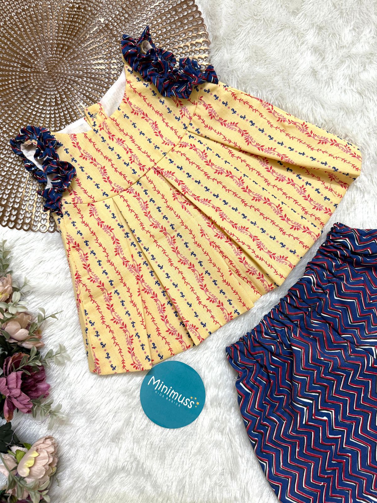 Twinkle - DC007 BLUE OATMEAL Co-ord set