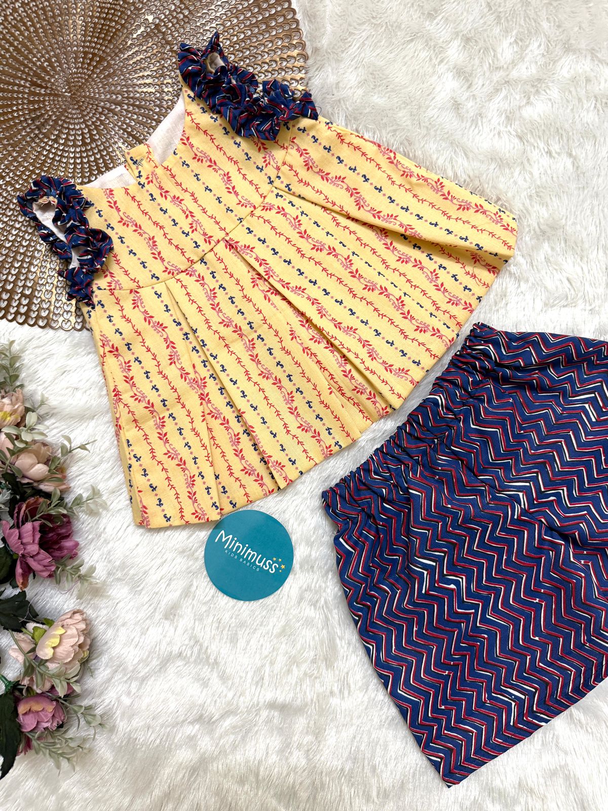 Twinkle - DC007 BLUE OATMEAL Co-ord set