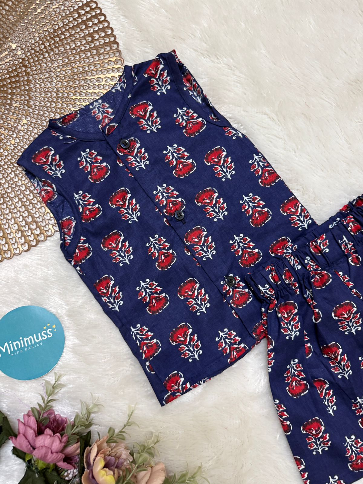 DAILY PLAY- DC020 INDIGO RED COORD SET