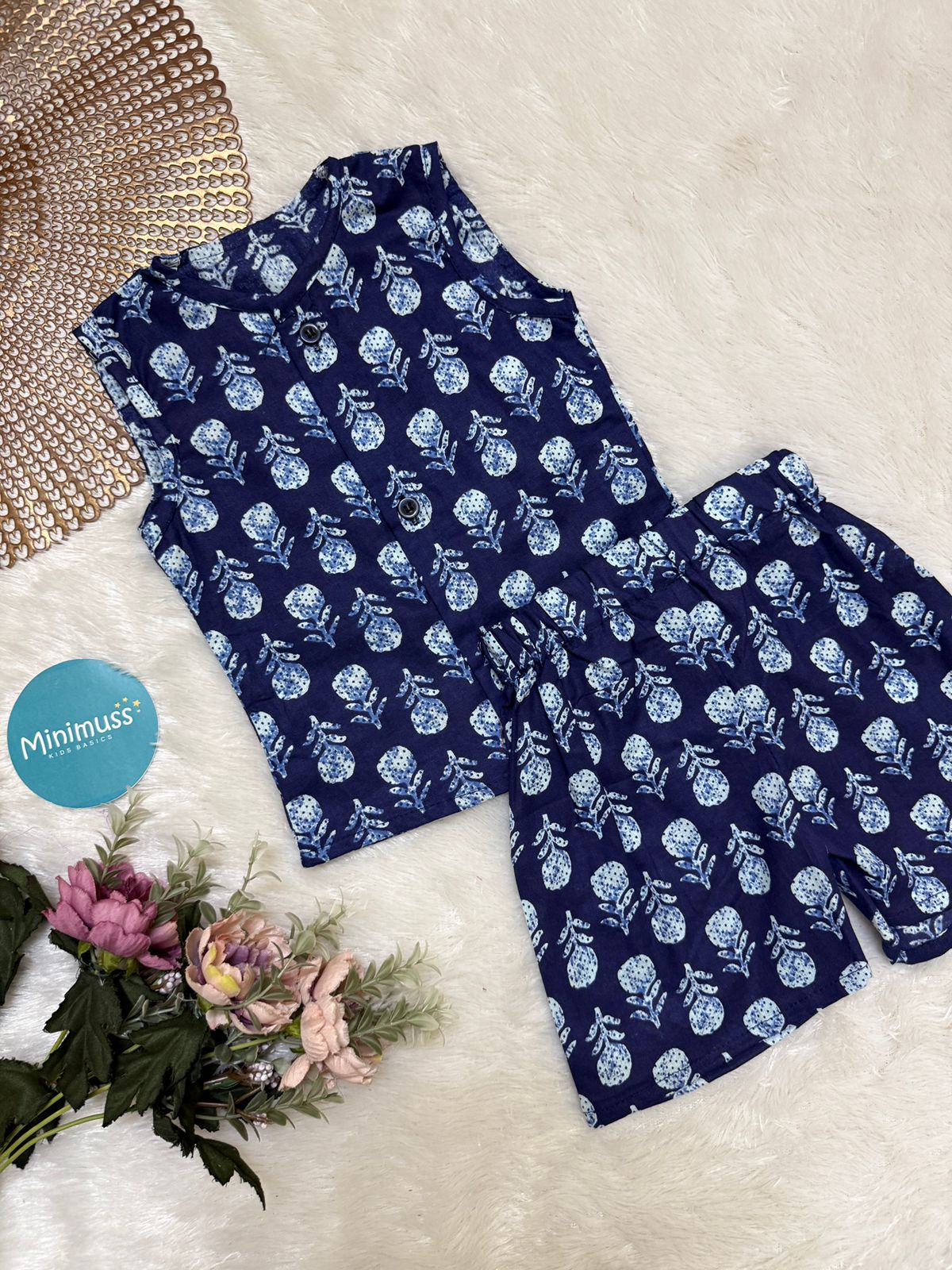 DAILY PLAY- DC027 BLUE COORD SET