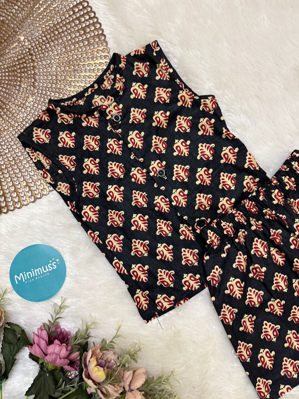 DAILY PLAY- DC034 BLACK  COORD SET