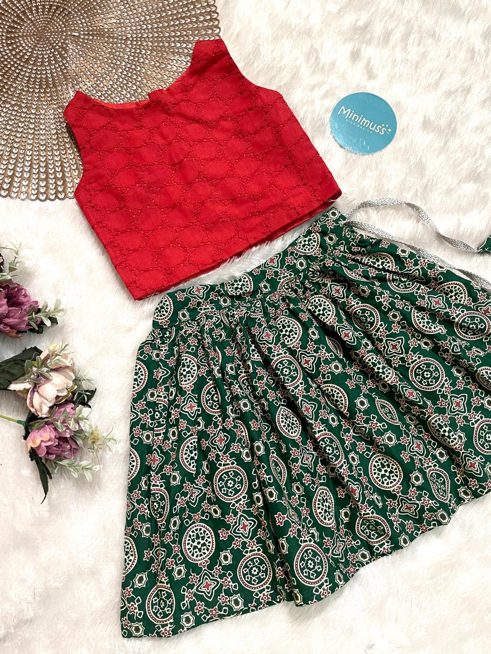 HERTIAGE BLOOM-S18 TOP AND SKIRT