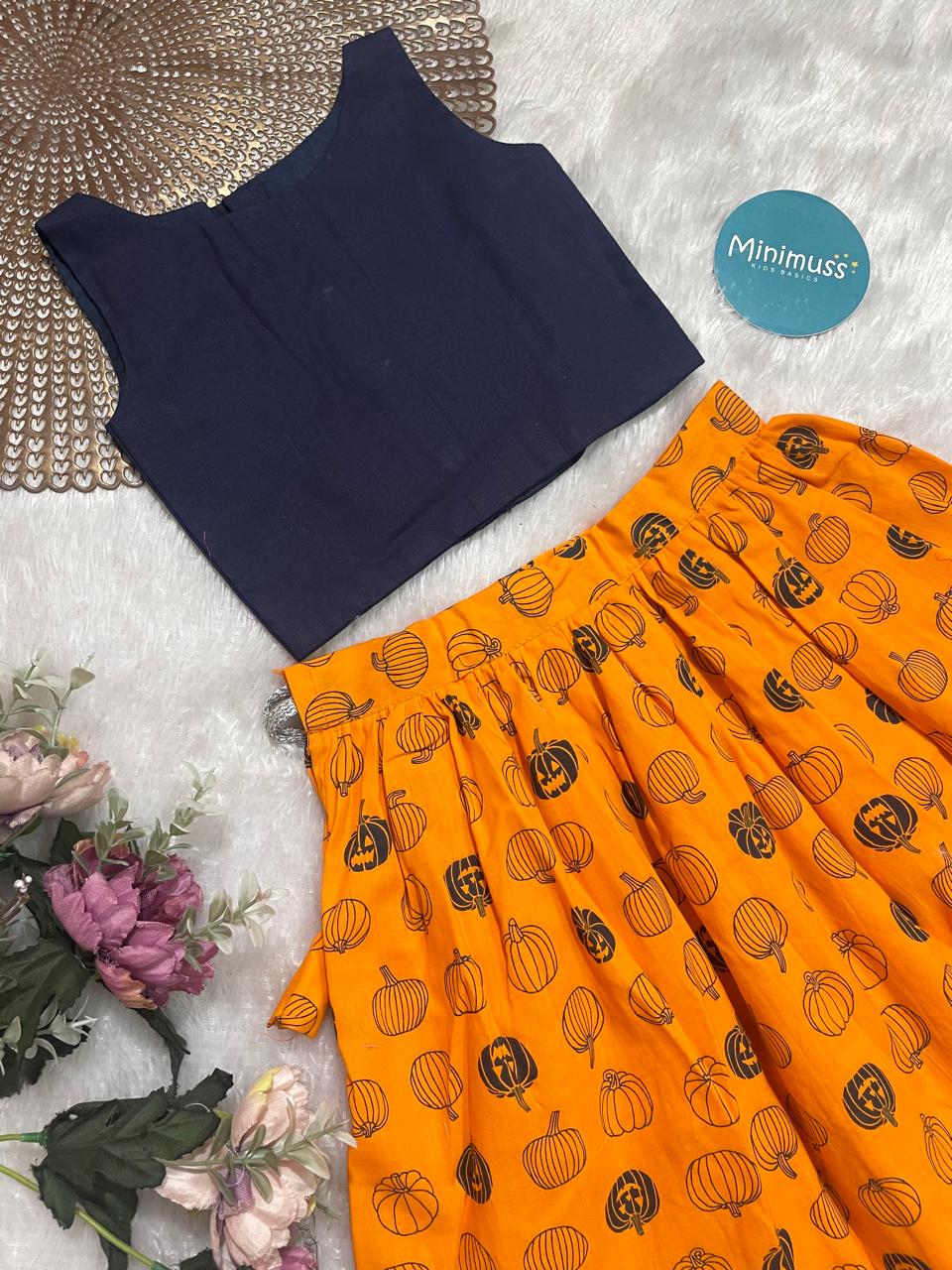 PUMPKIN-S3-TOP AND SKIRT