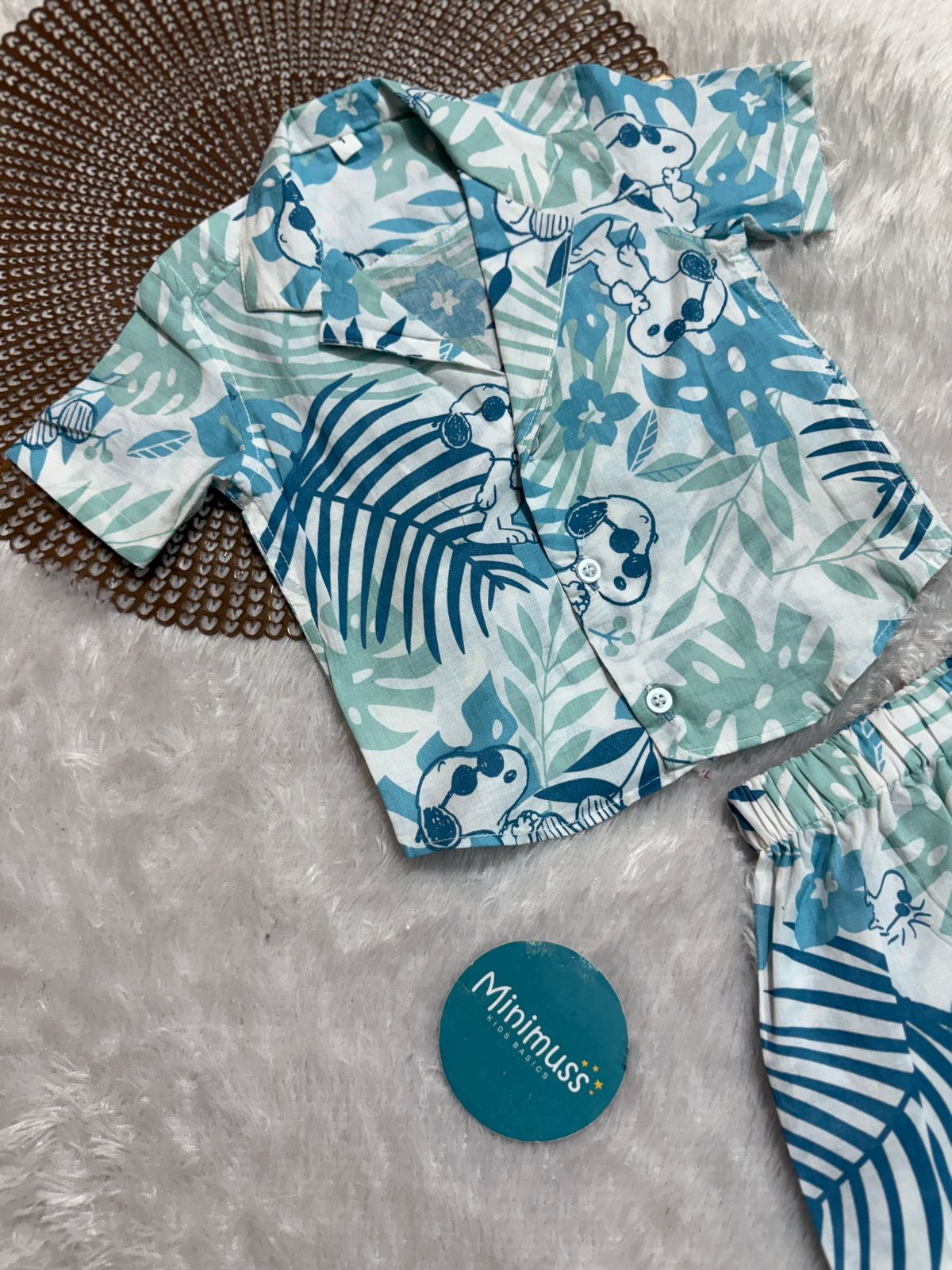 COOL CUB-DC075- BOYS BLUE  CO-ORD SET