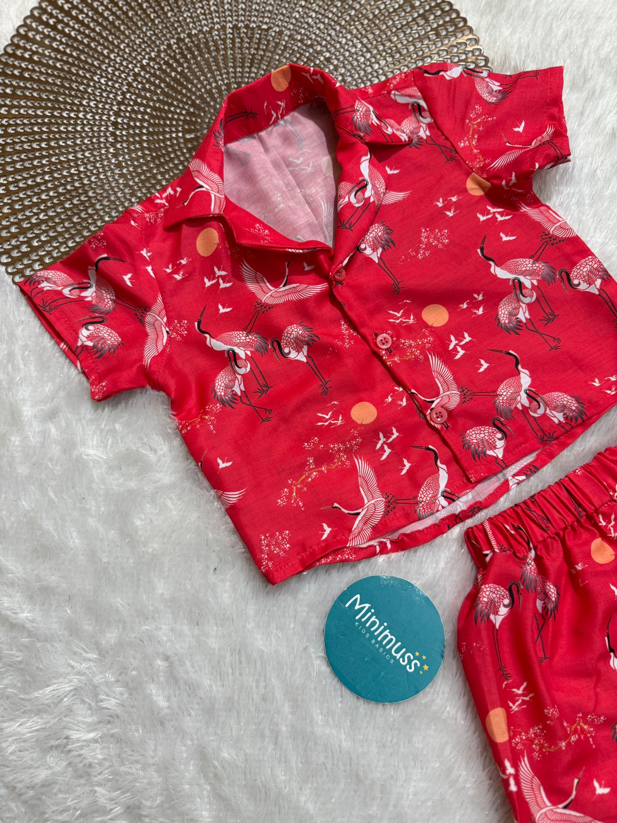 COOL CUB-DC077- BOYS ORGANE CO-ORD SET